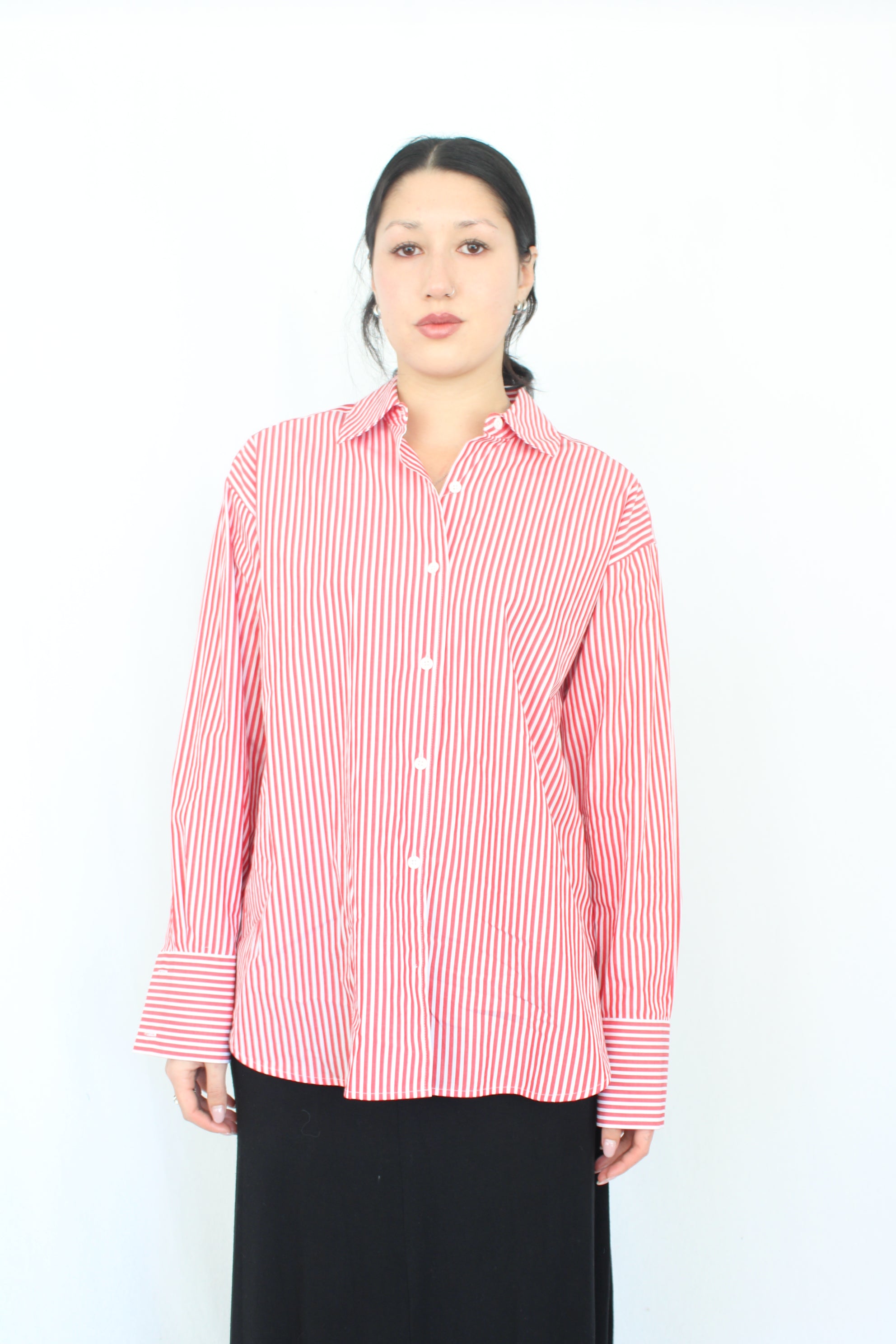Assembly Label - Striped Oversized Shirt