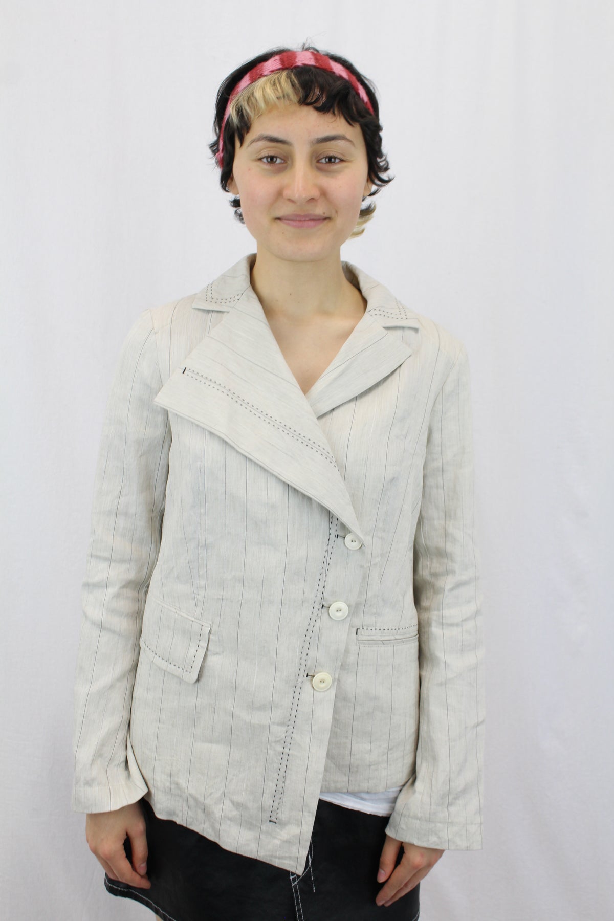 HIGH - Linen Striped Blazer