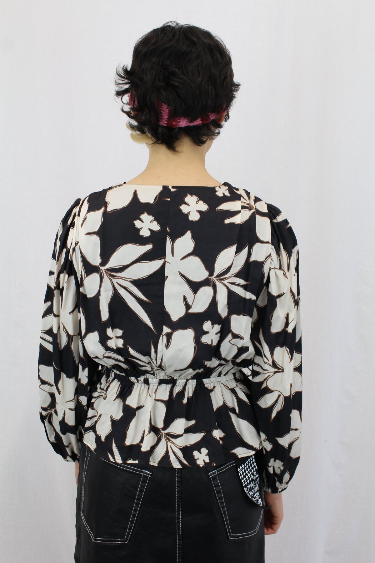 Esmaee - Rosewood Crossover Blouse