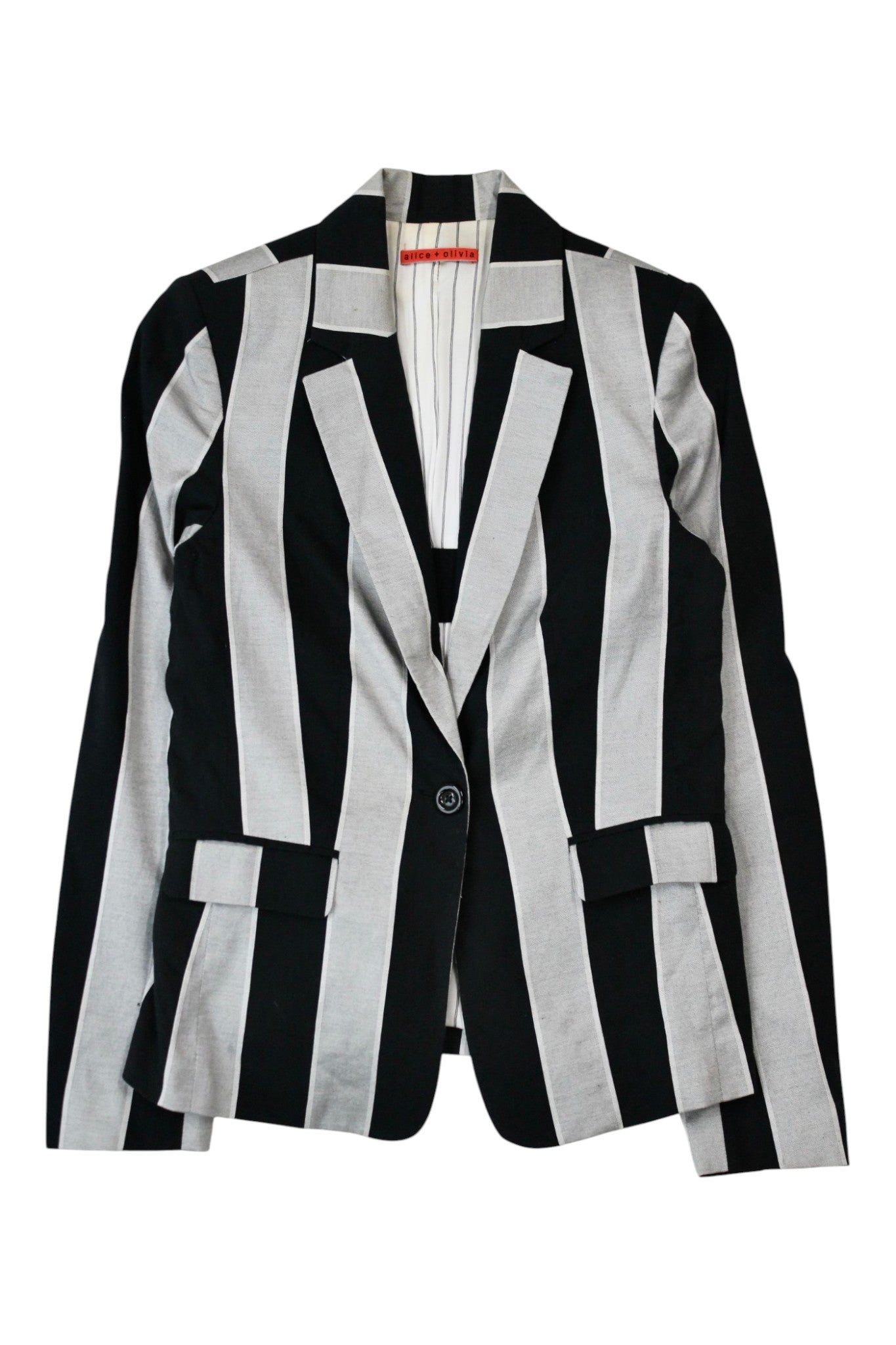 Alice & Olivia - Striped Tailored Blazer