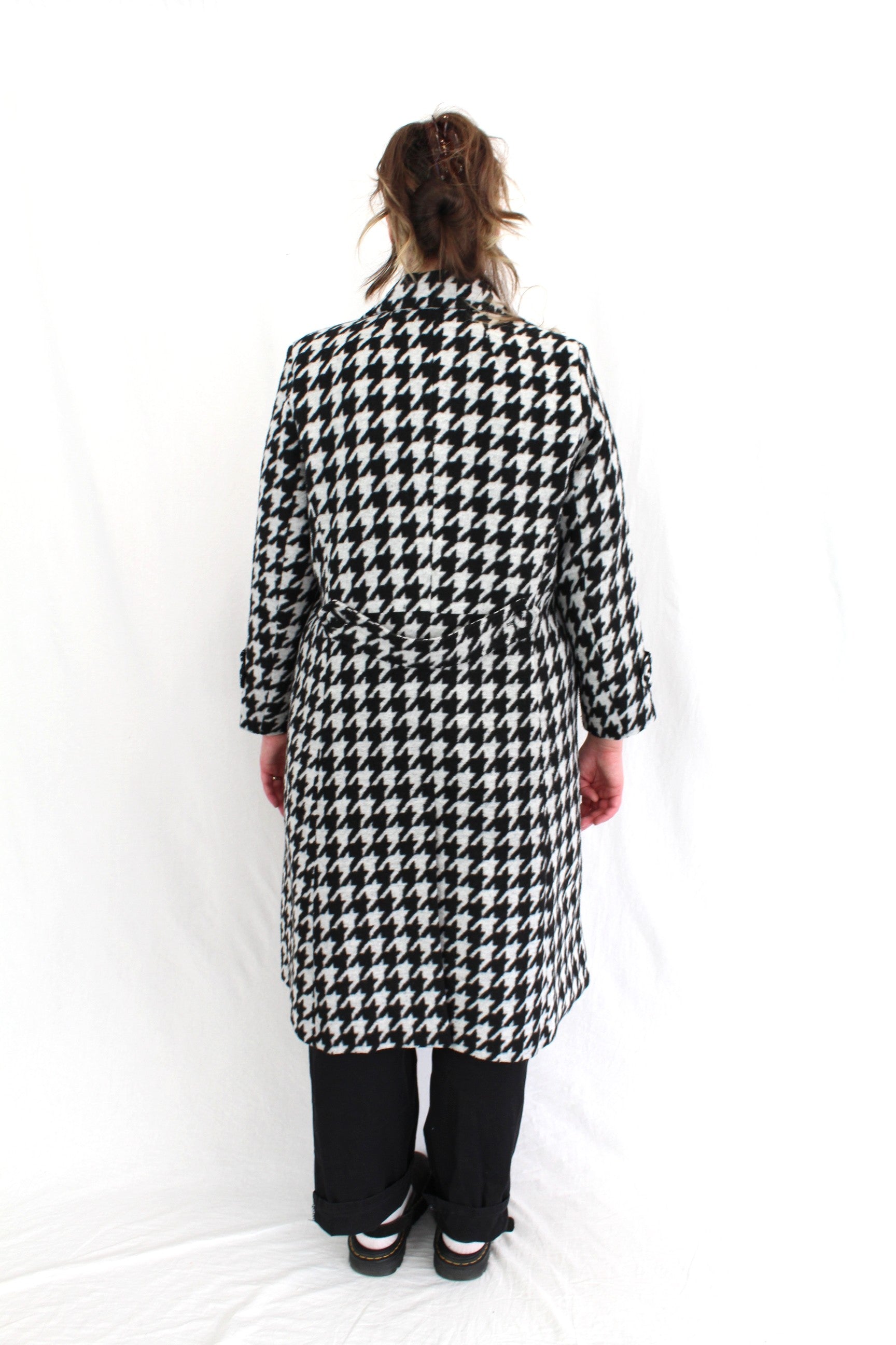 Friday Flamingo - Houndstooth Coat