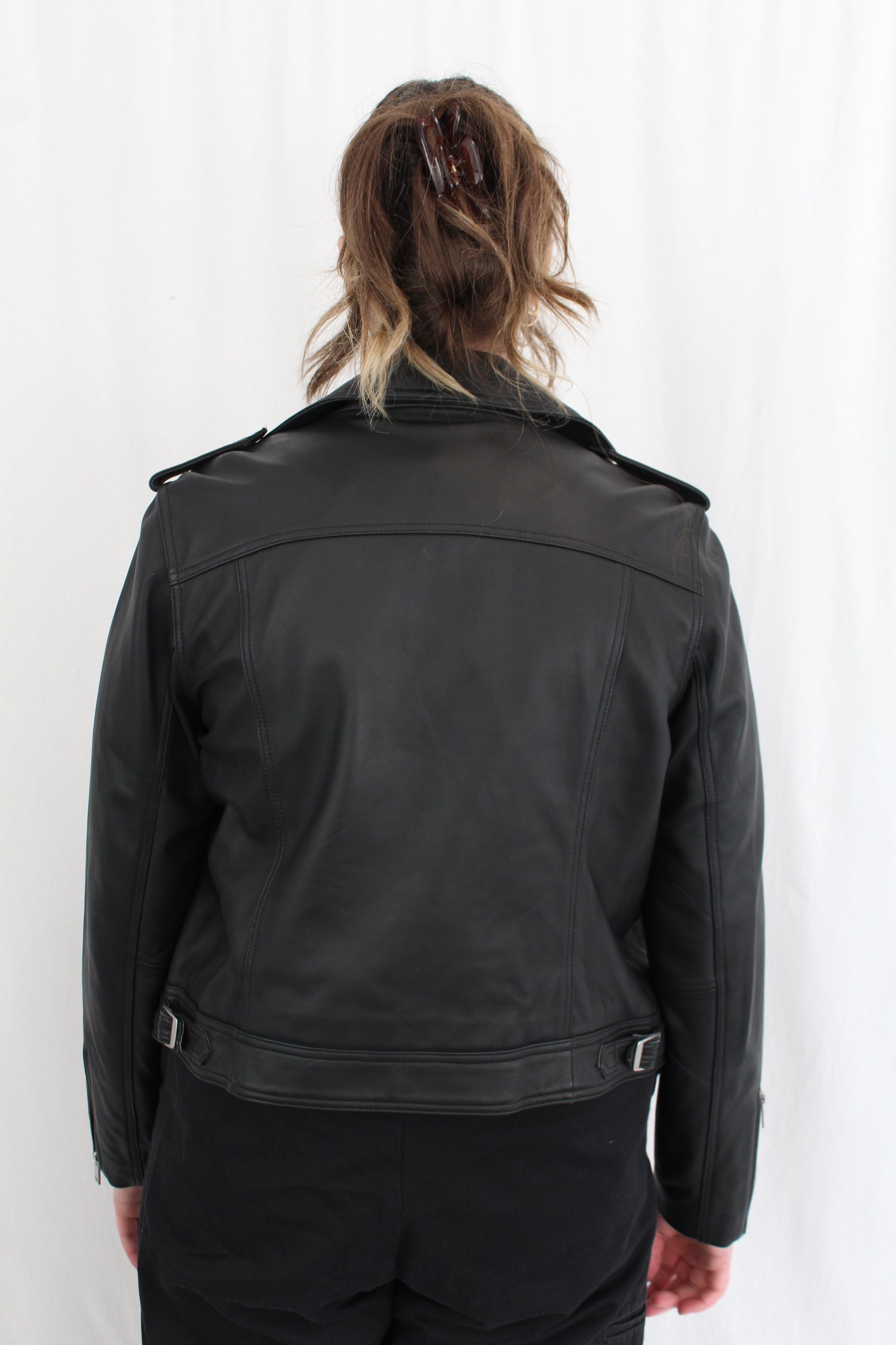 Max - Lamb Leather Biker