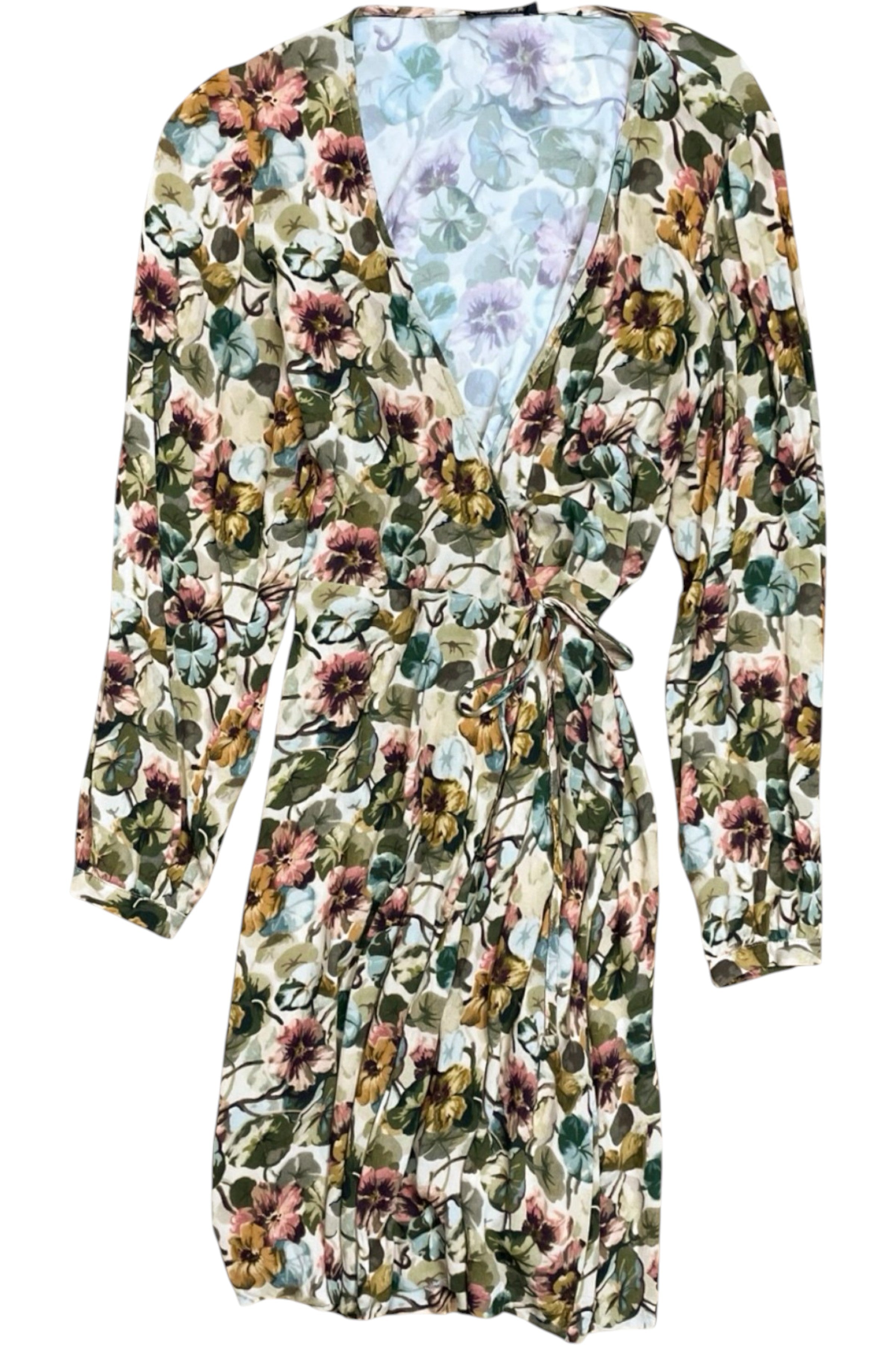 Ottod'Ame - Floral Wrap Mini Dress