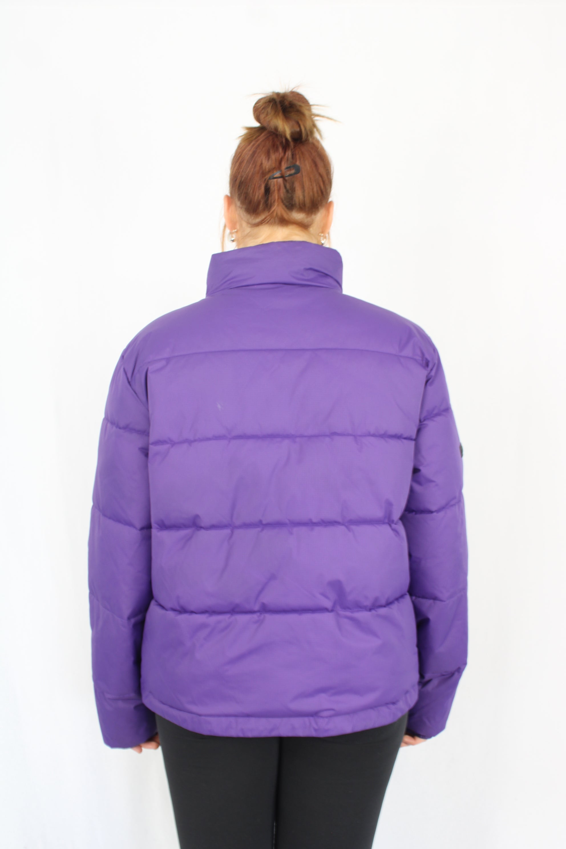 Huffer - Purple Track Puffer Jacket