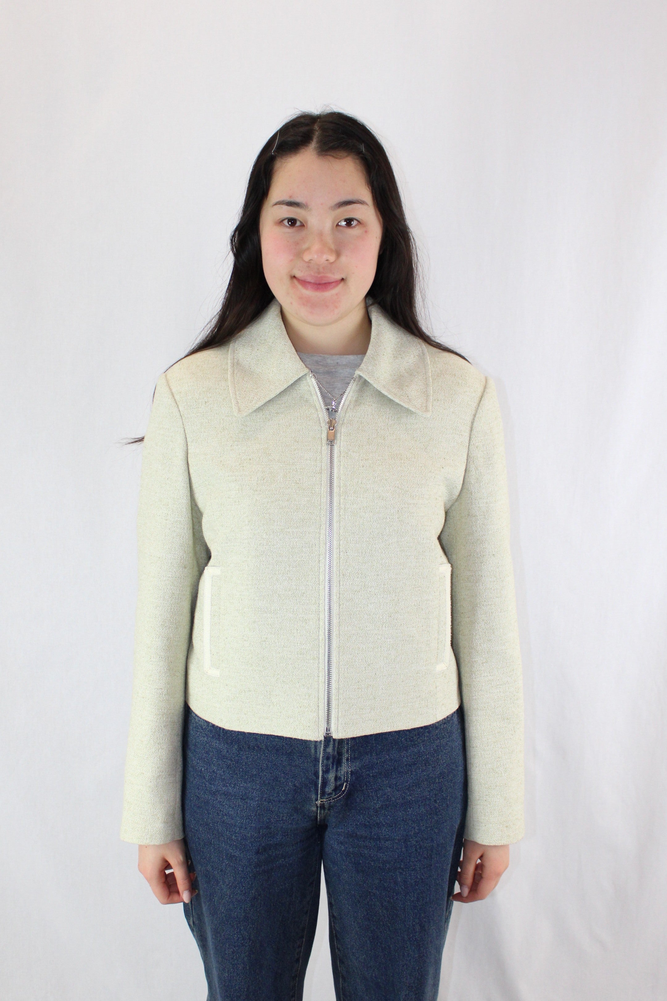 Noirer - Tweed Cropped Jacket