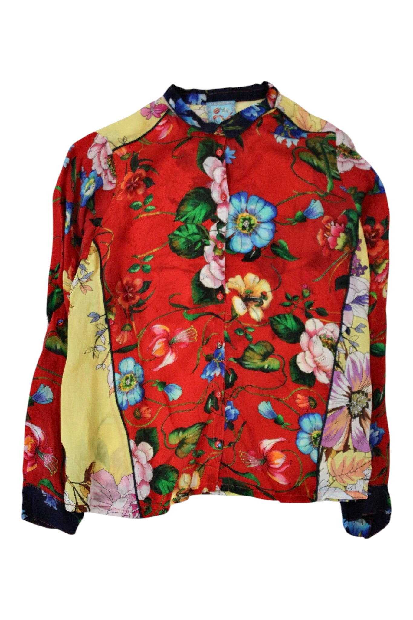 Johnny Was - Floral Chiffon Shirt