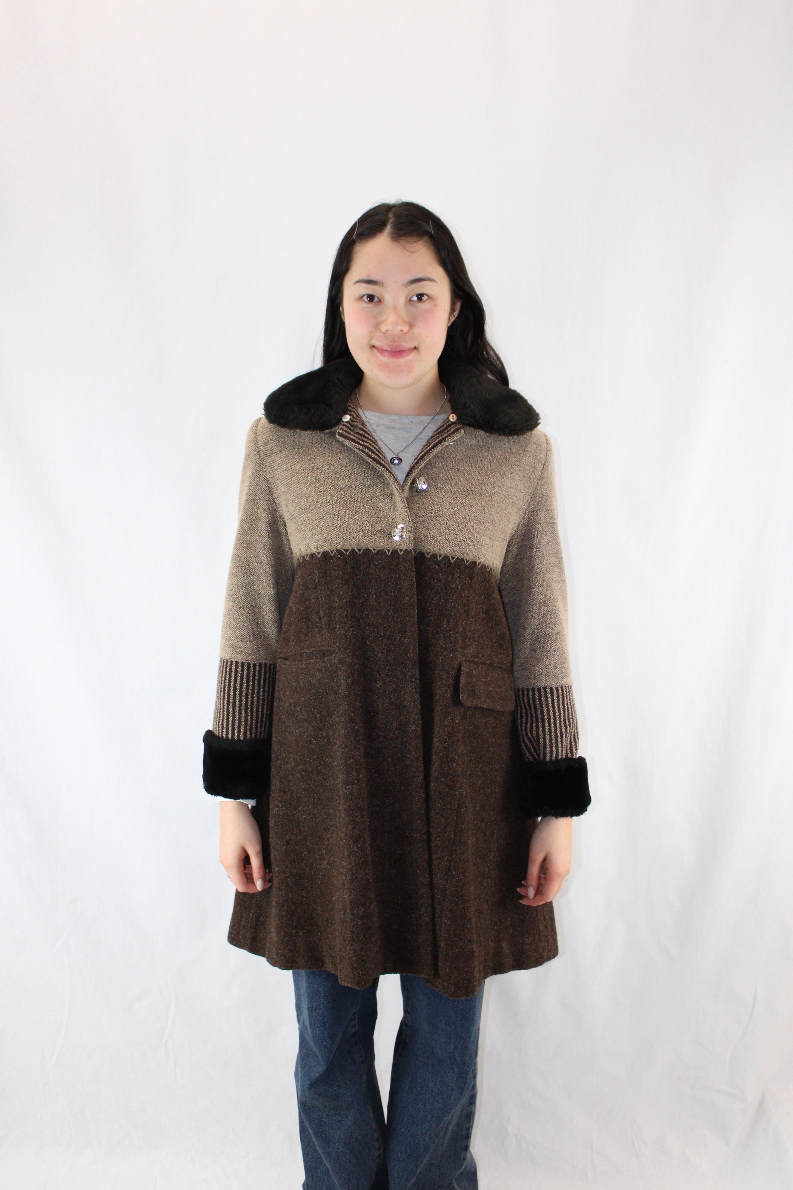 Pierre Cardin - Two-Toned Coat
