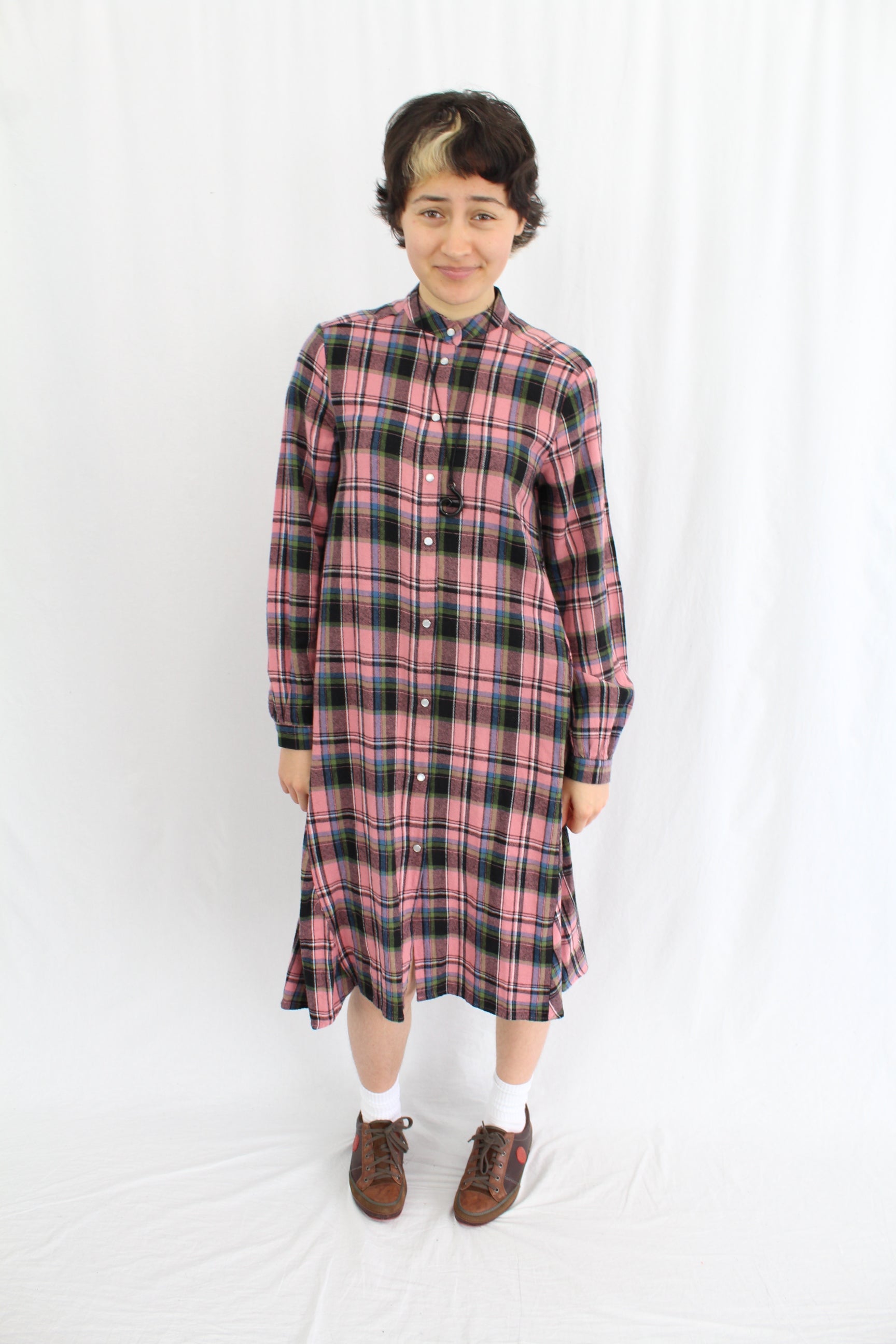 Lollys Laundry - Flannel Midi Dress