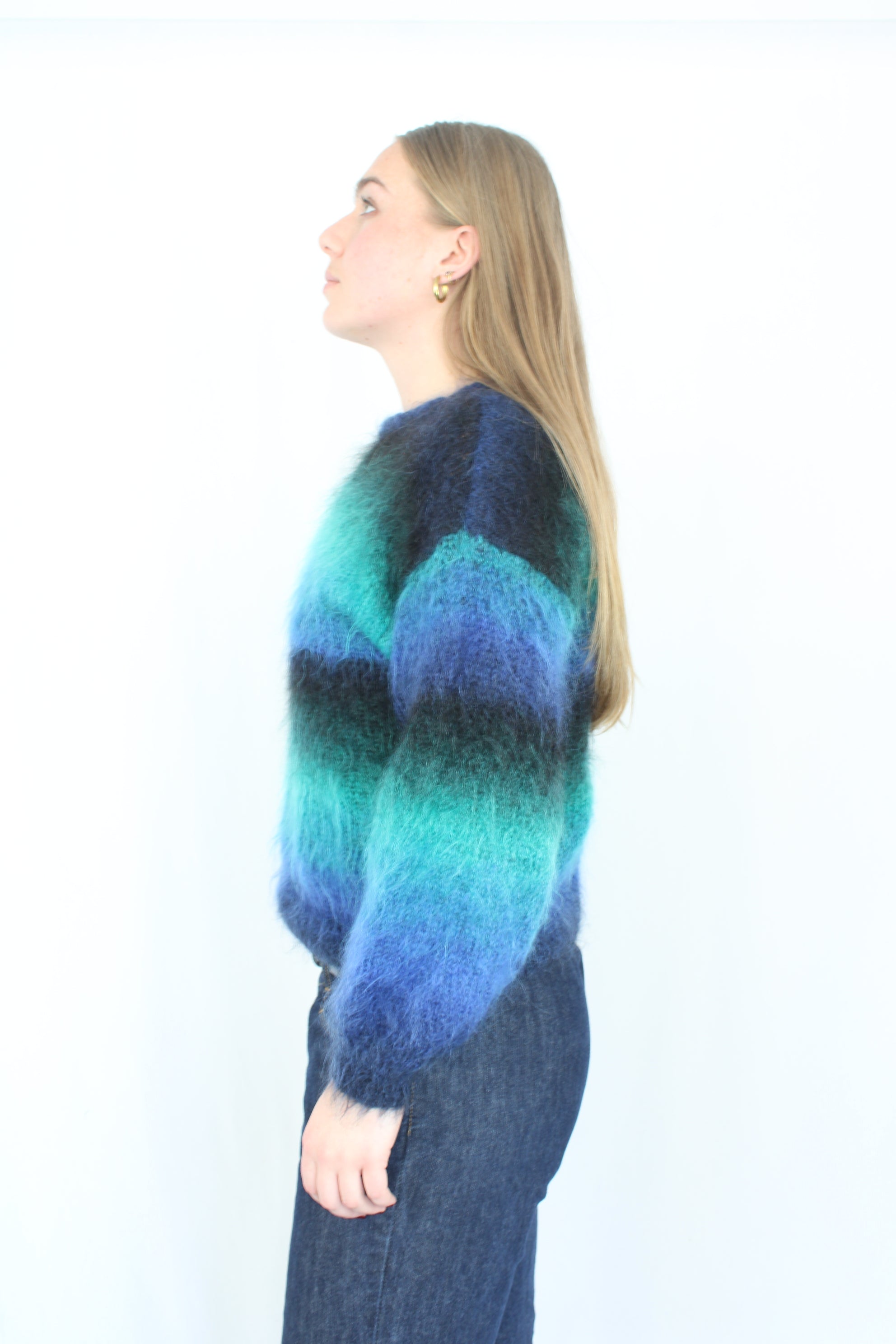 Handmade Gradient Mohair Jumper