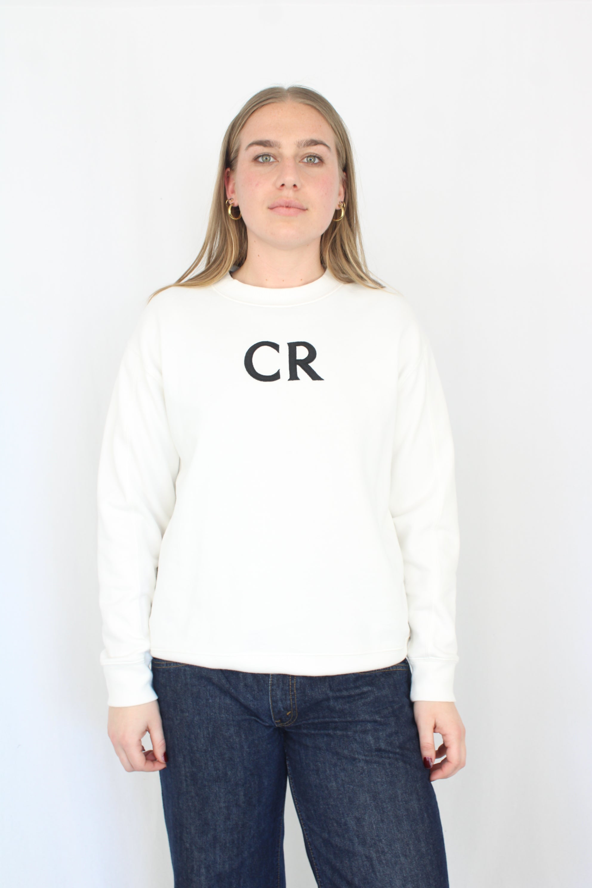 Country Road - White Logo Crewneck