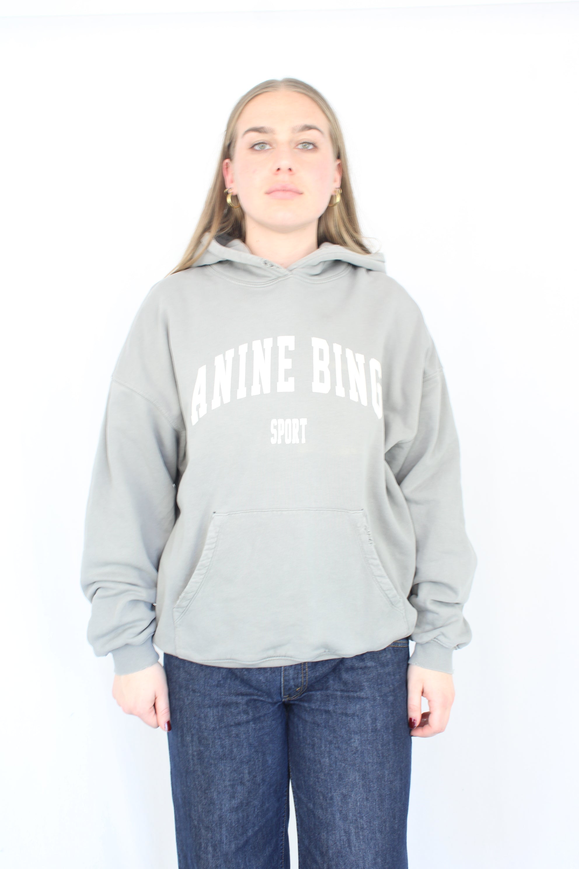 Anine Bing - Distressed Sport Hoodie