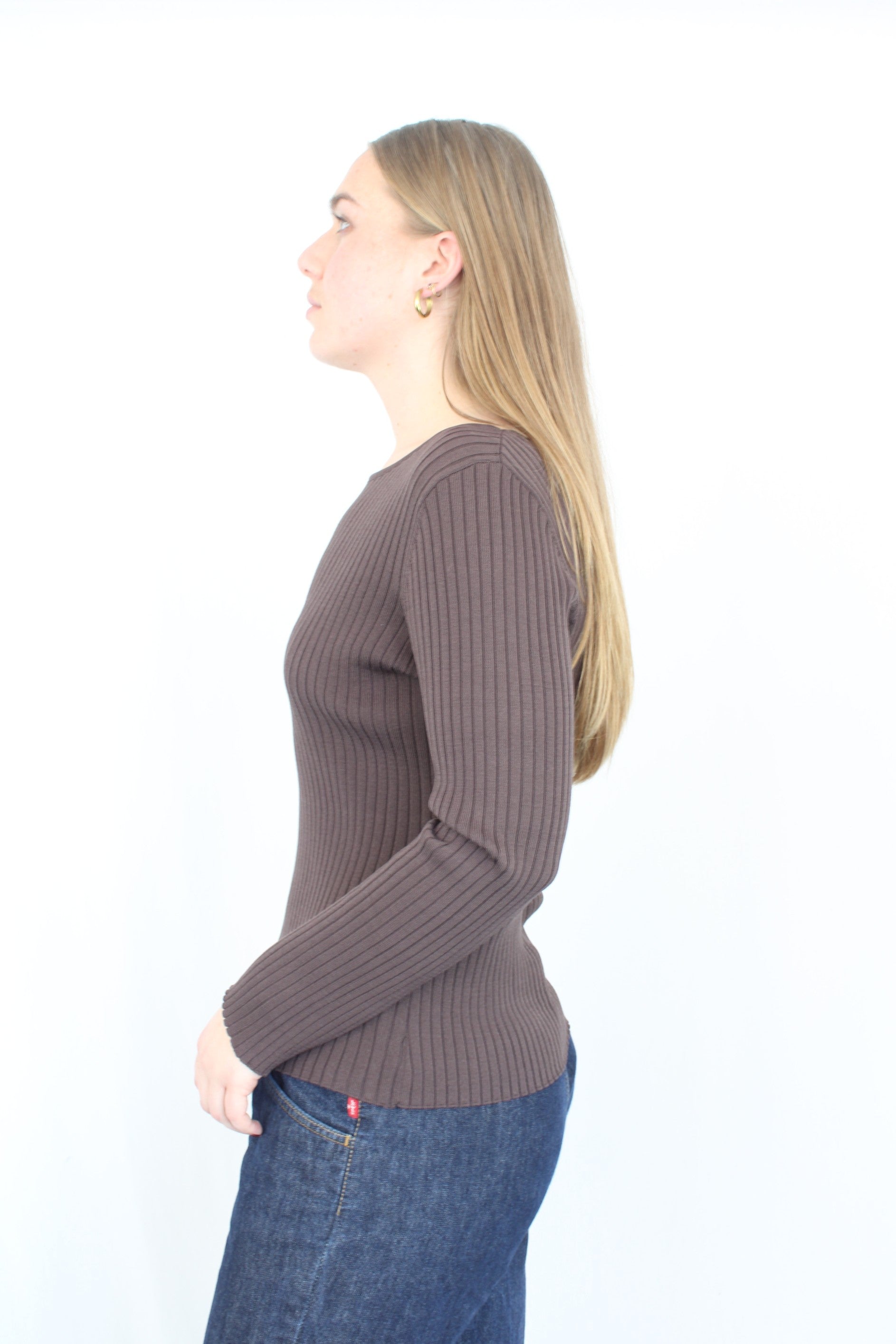 Serafina - Boat Neck Knit Top