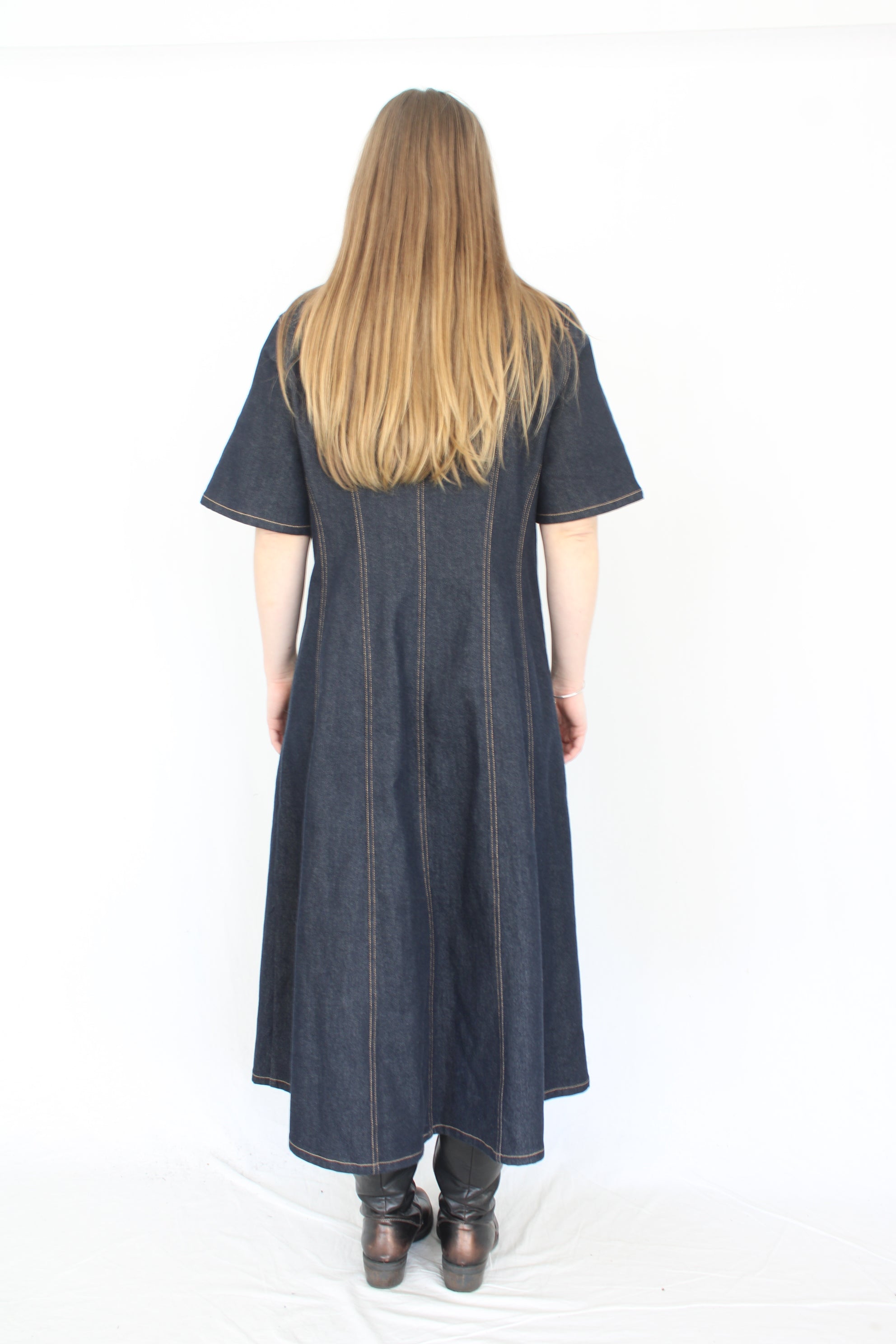 Country Road - Denim Panel Dress