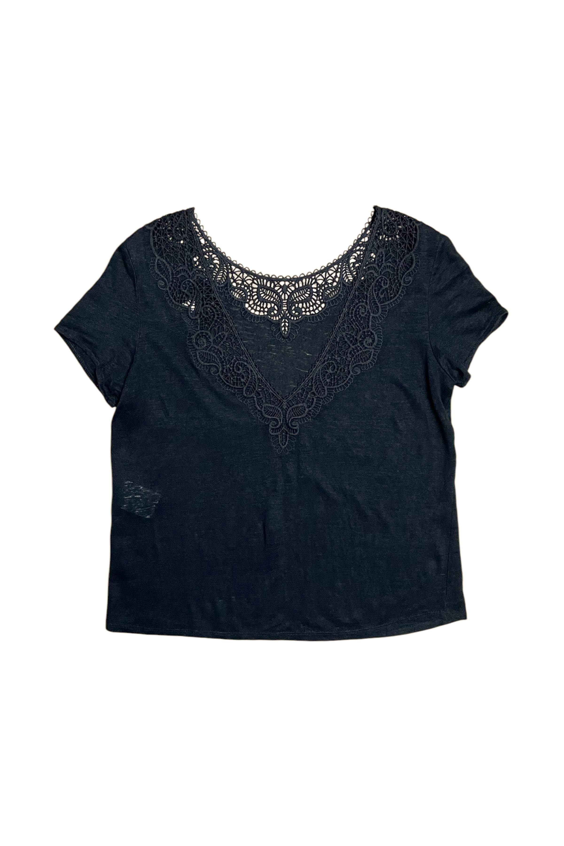 Embroidered Short-Sleeve