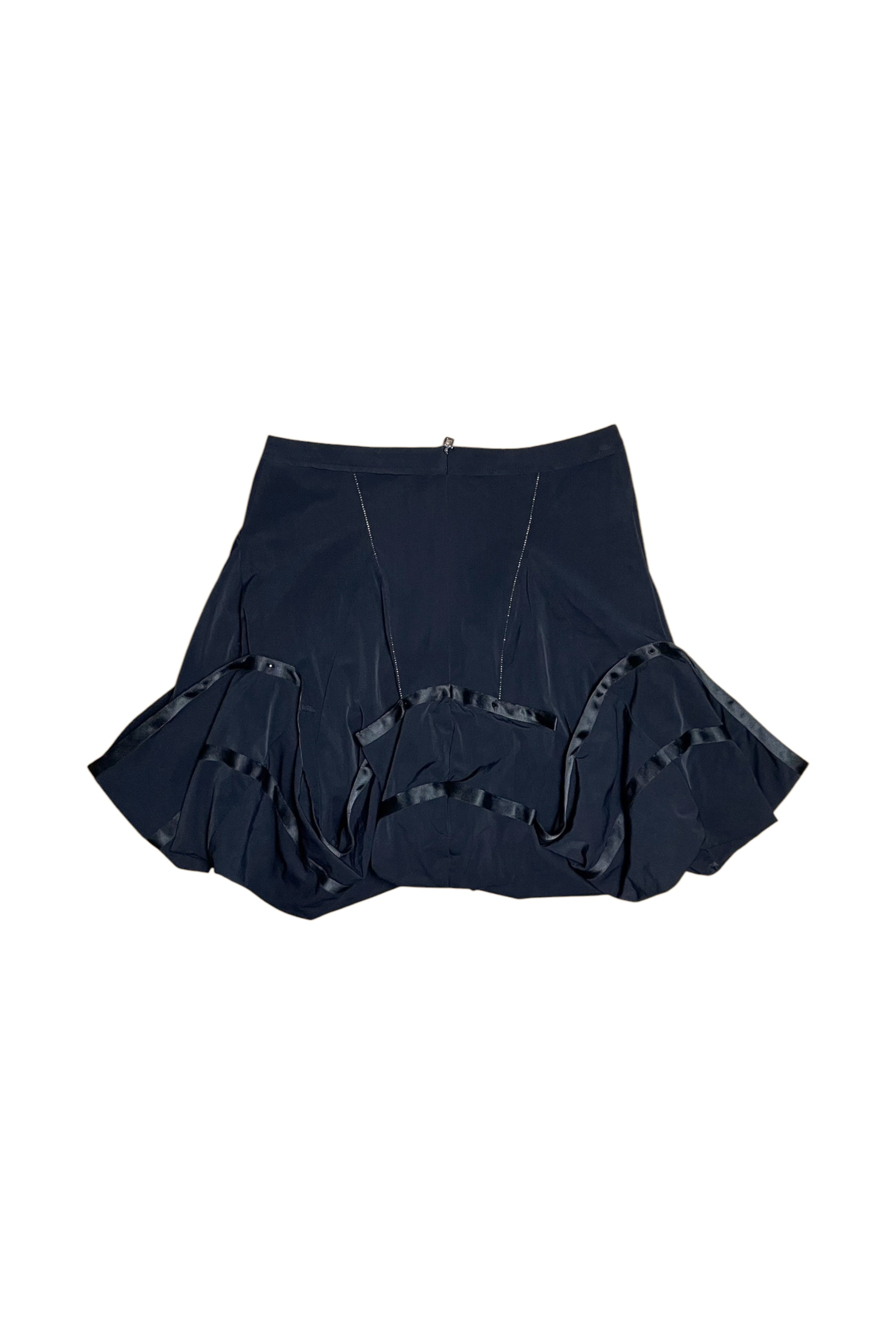 Puffy Gathered Mini Skirt