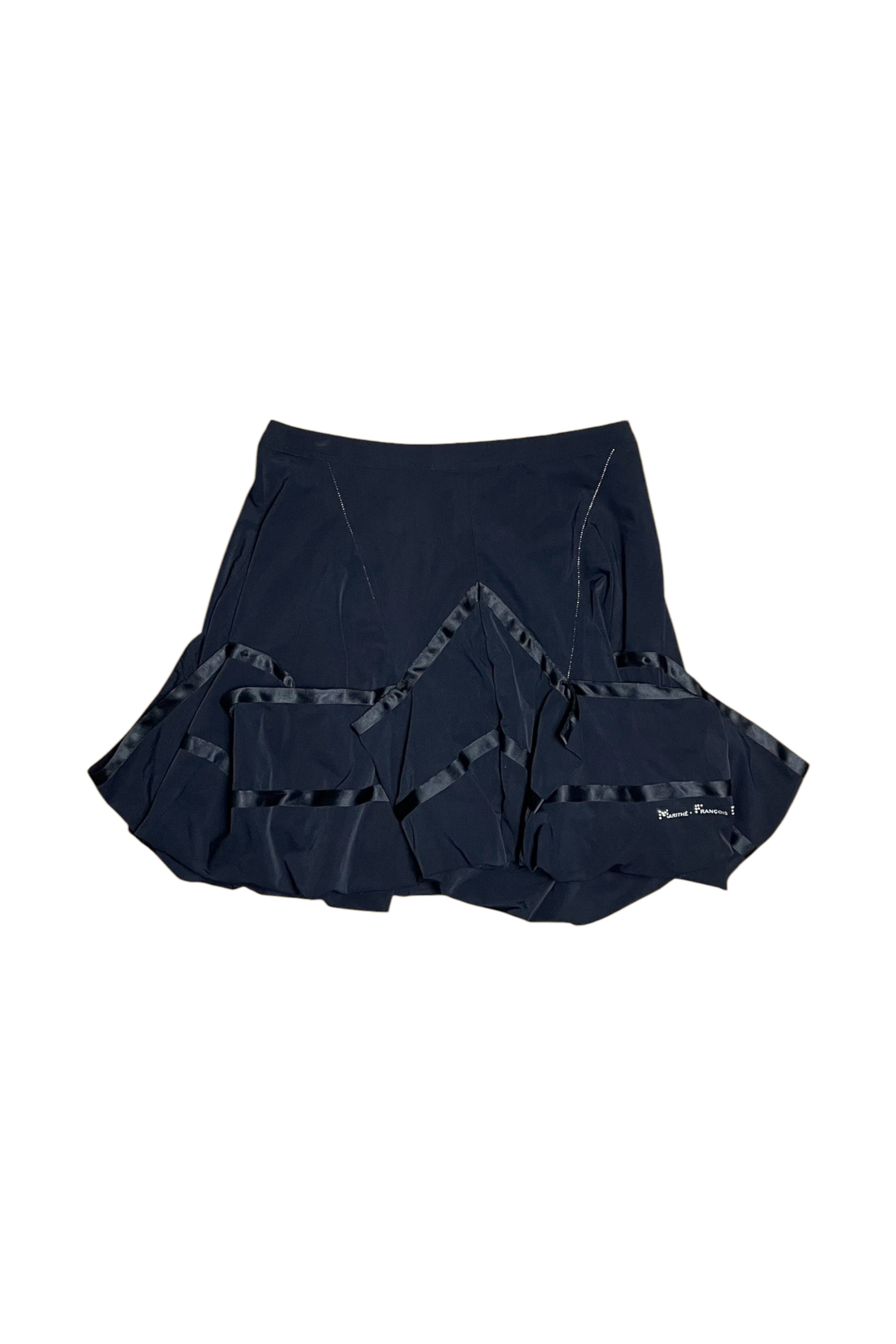 Puffy Gathered Mini Skirt