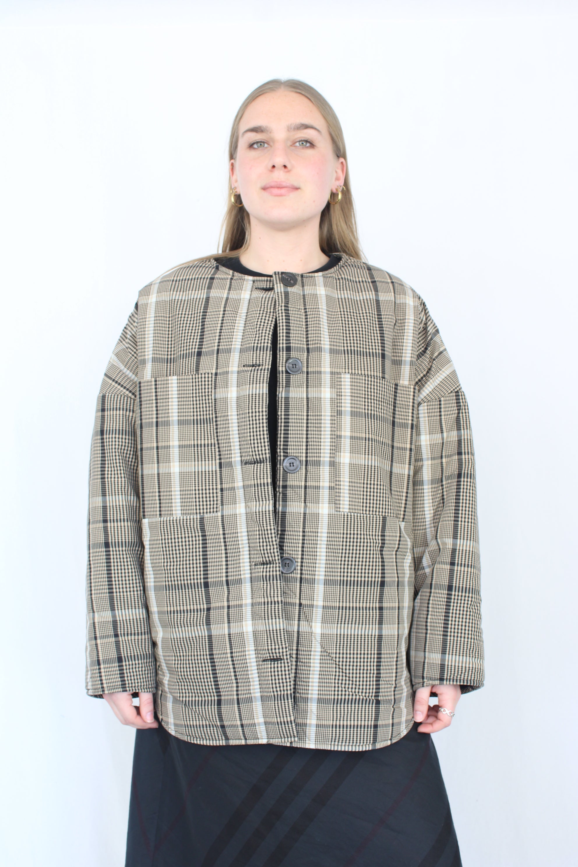 Ricochet - Quilted Plaid Jacket
