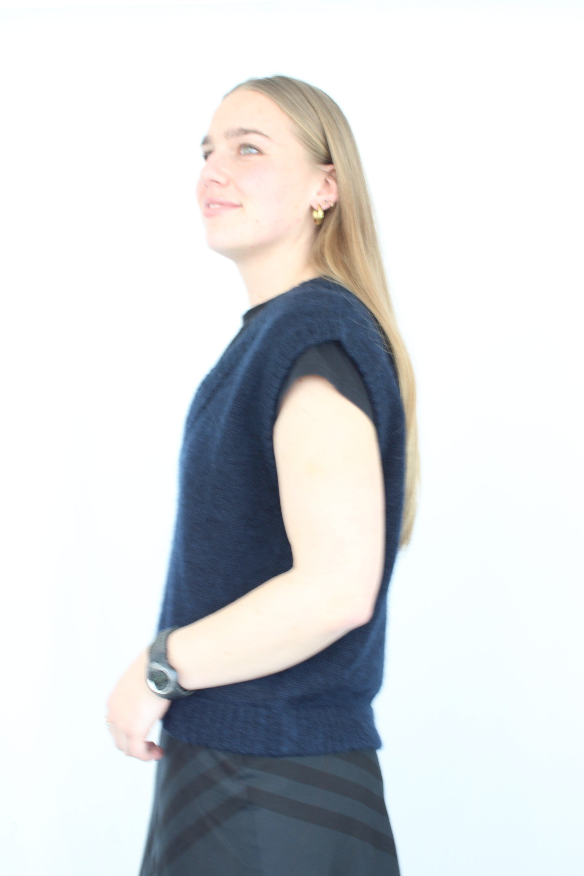 Ruby - Watermelon Navy Vest