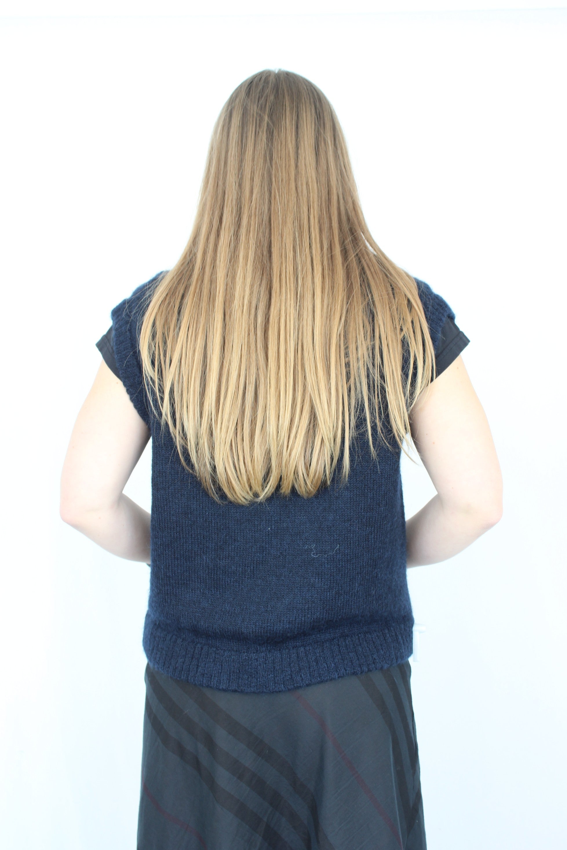 Ruby - Watermelon Navy Vest