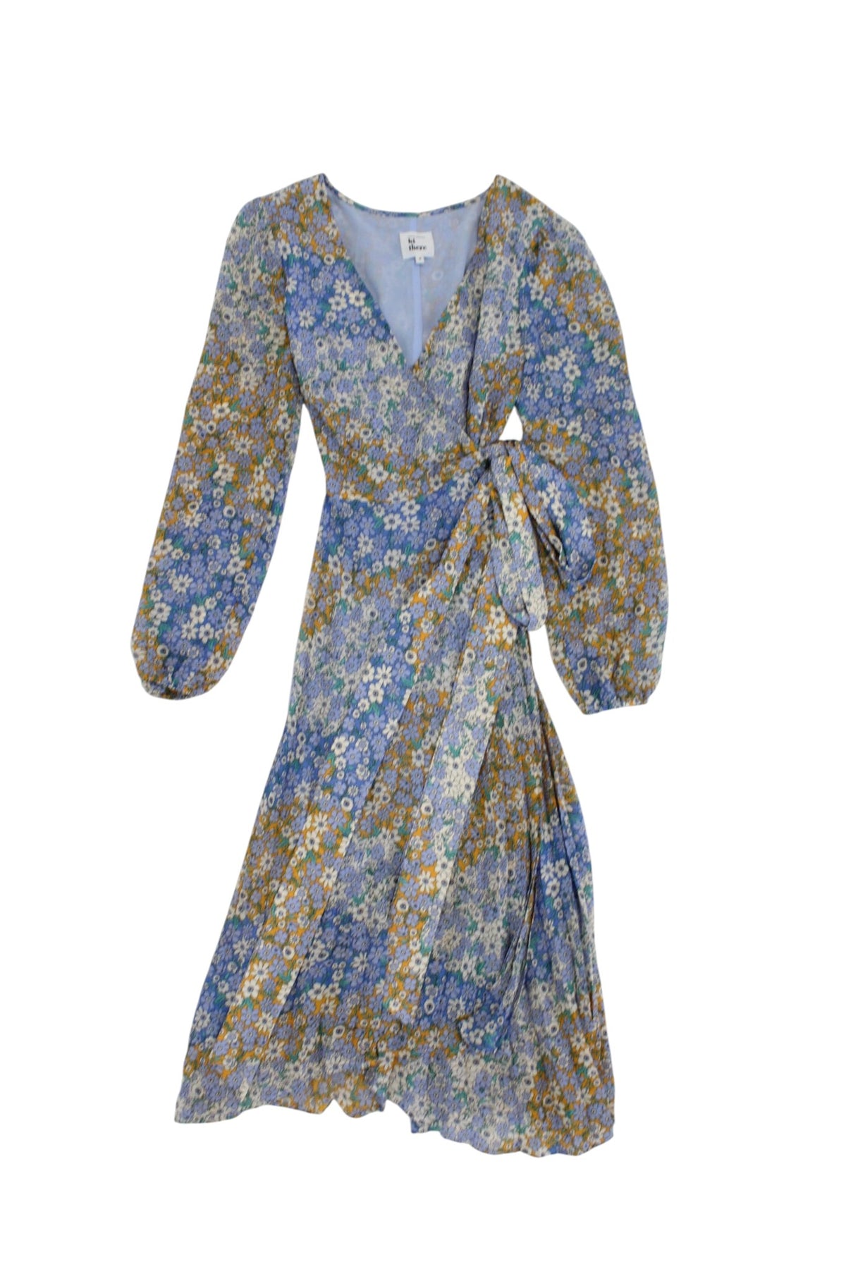 Hi There - Floral Wrap Dress
