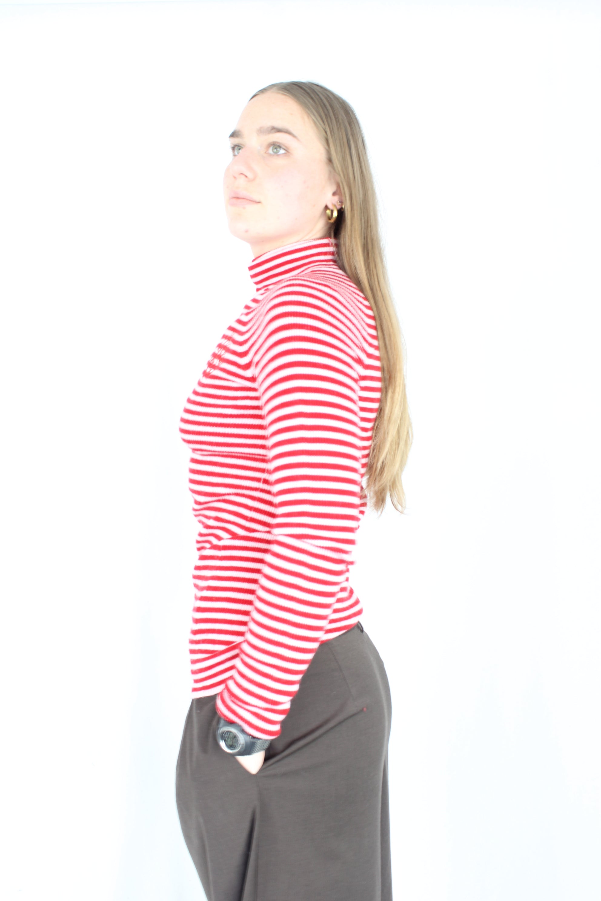 Ganni - Striped Turtleneck