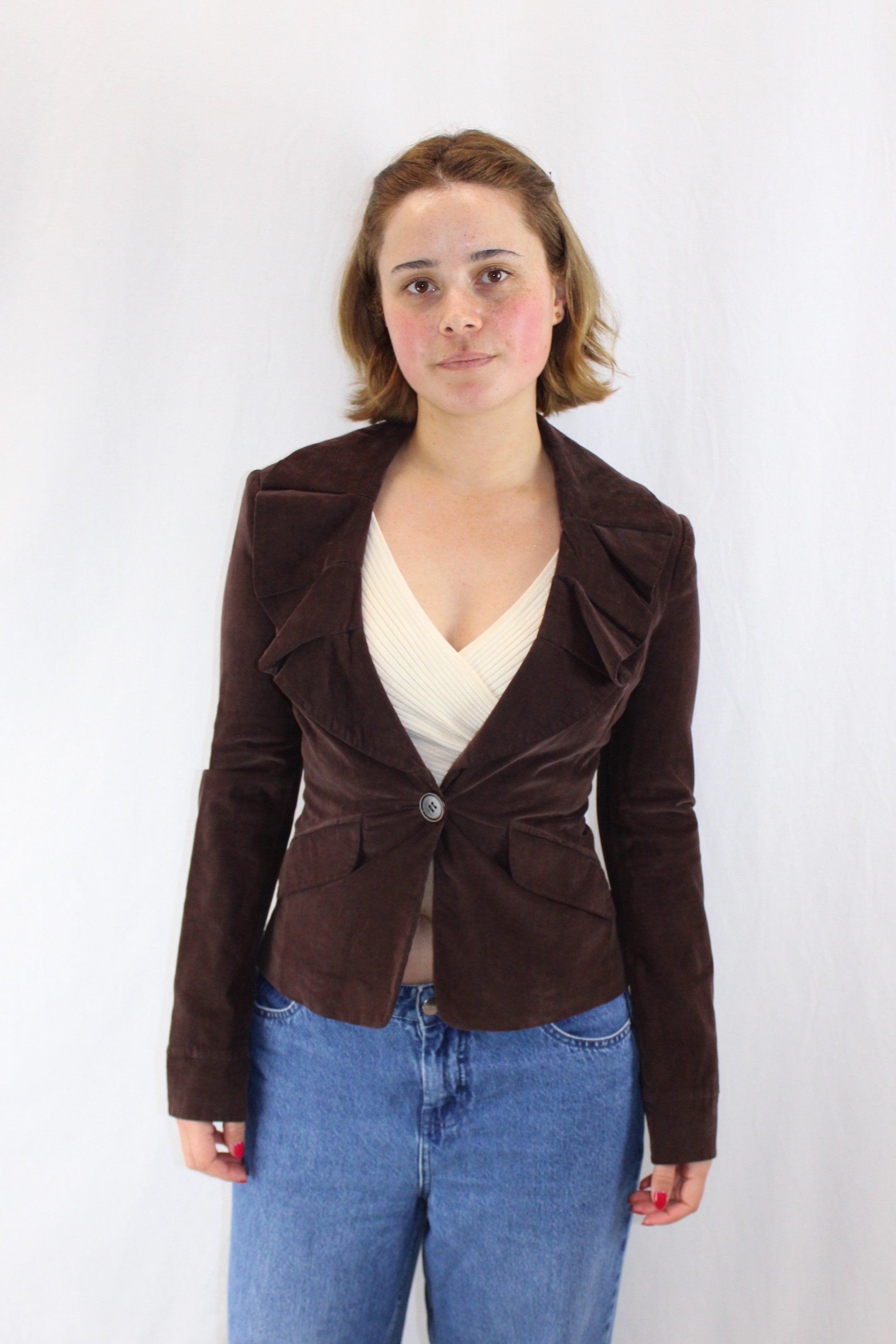 BCBG Maxazria - Tailored Cord Blazer