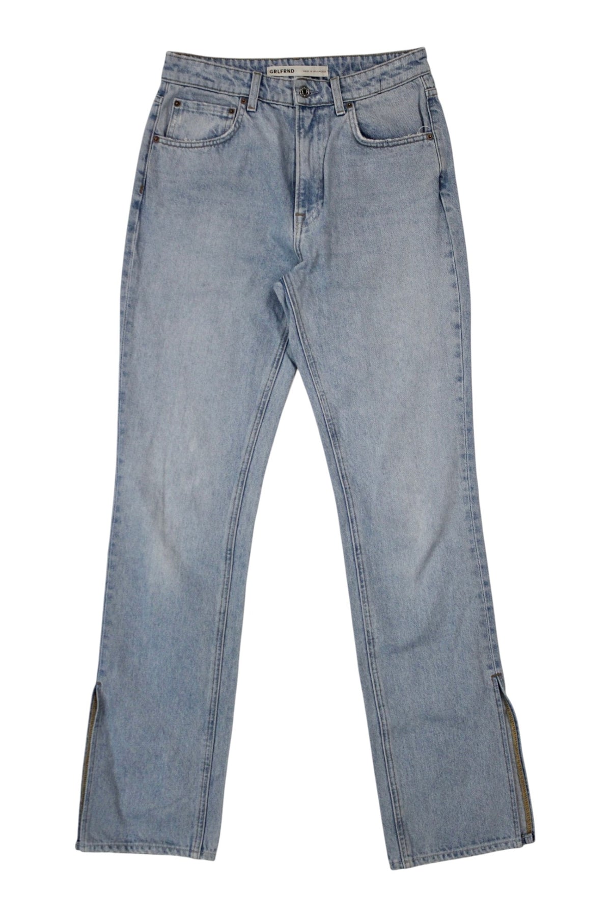 Grlfrnd - "High Rise Boot With Slit" Jeans