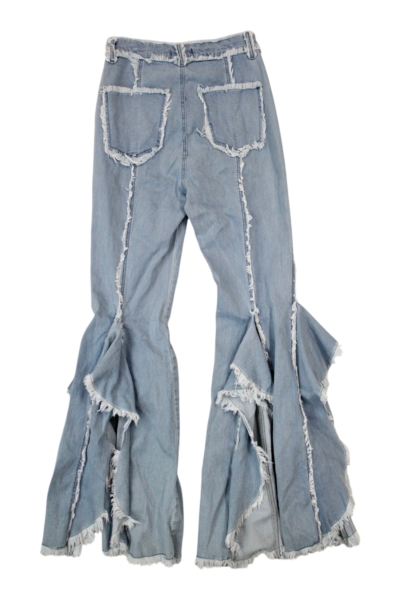 Finesse - Layered Raw Edge Jeans