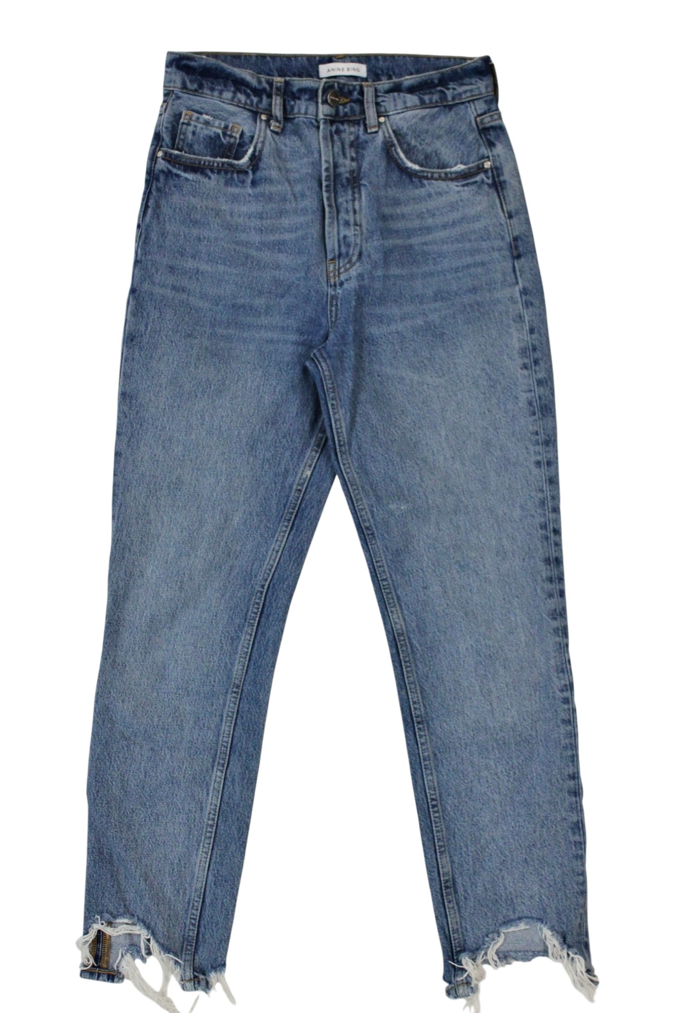 Anine Bing - Raw Hem Jeans