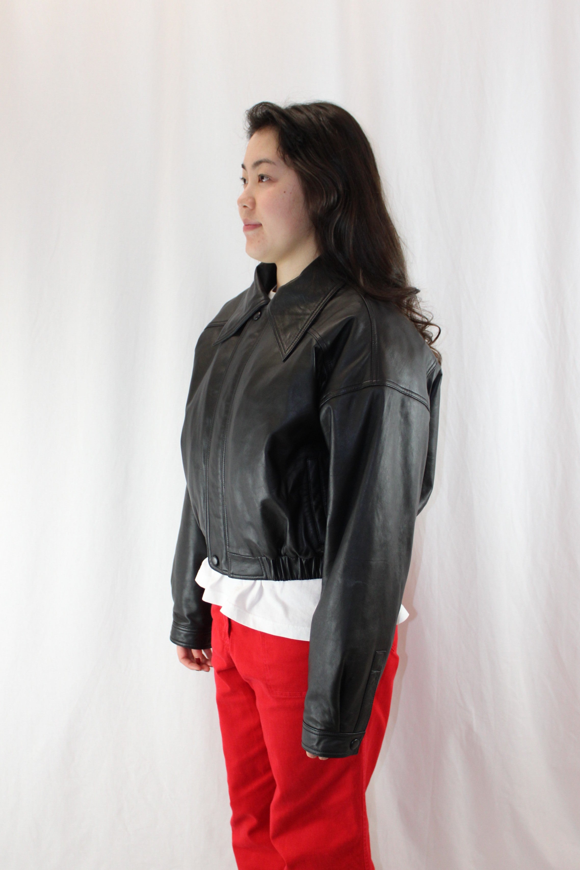 Camila Coelho - Raven Leather Jacket