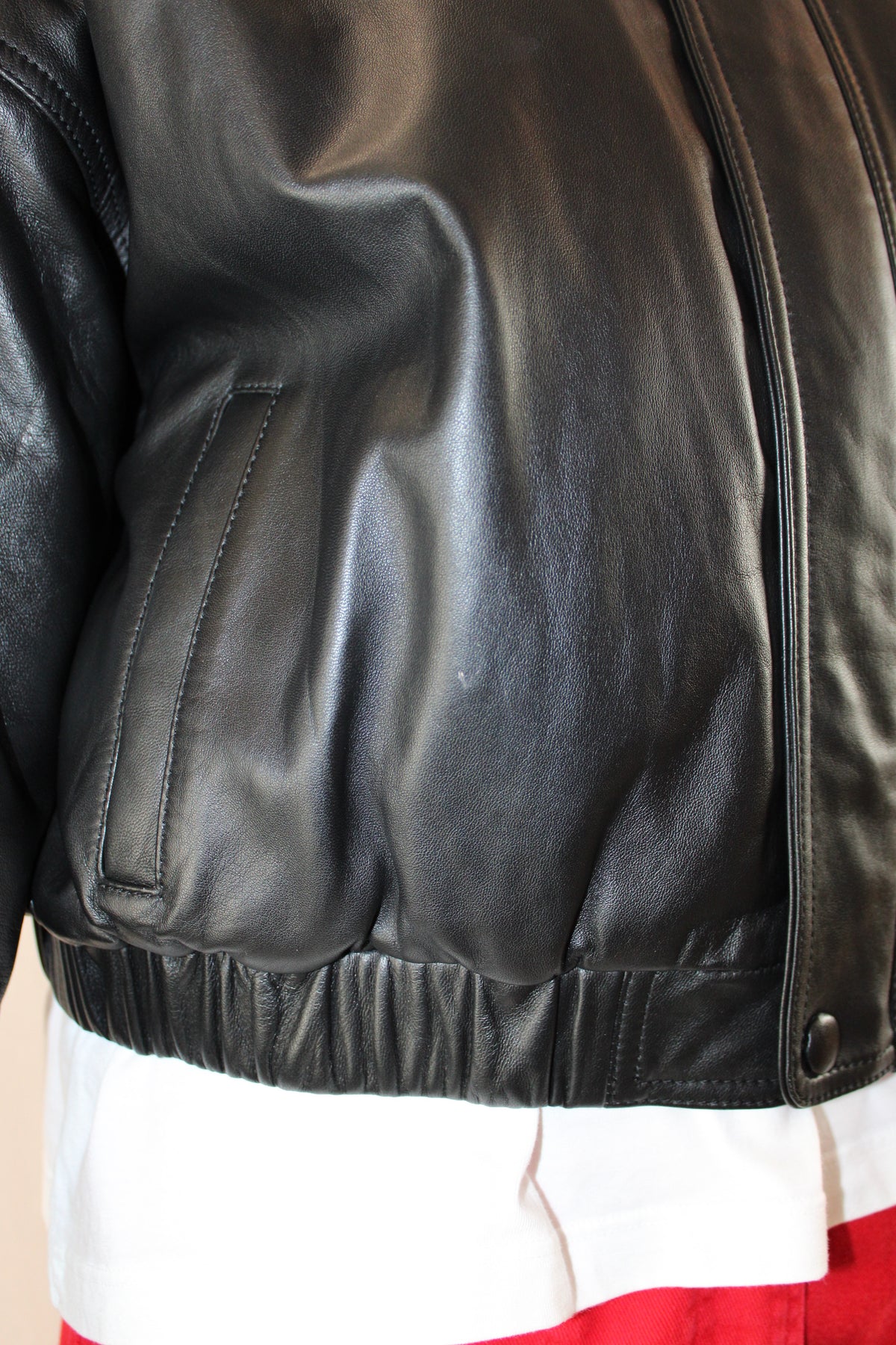Camila Coelho - Raven Leather Jacket