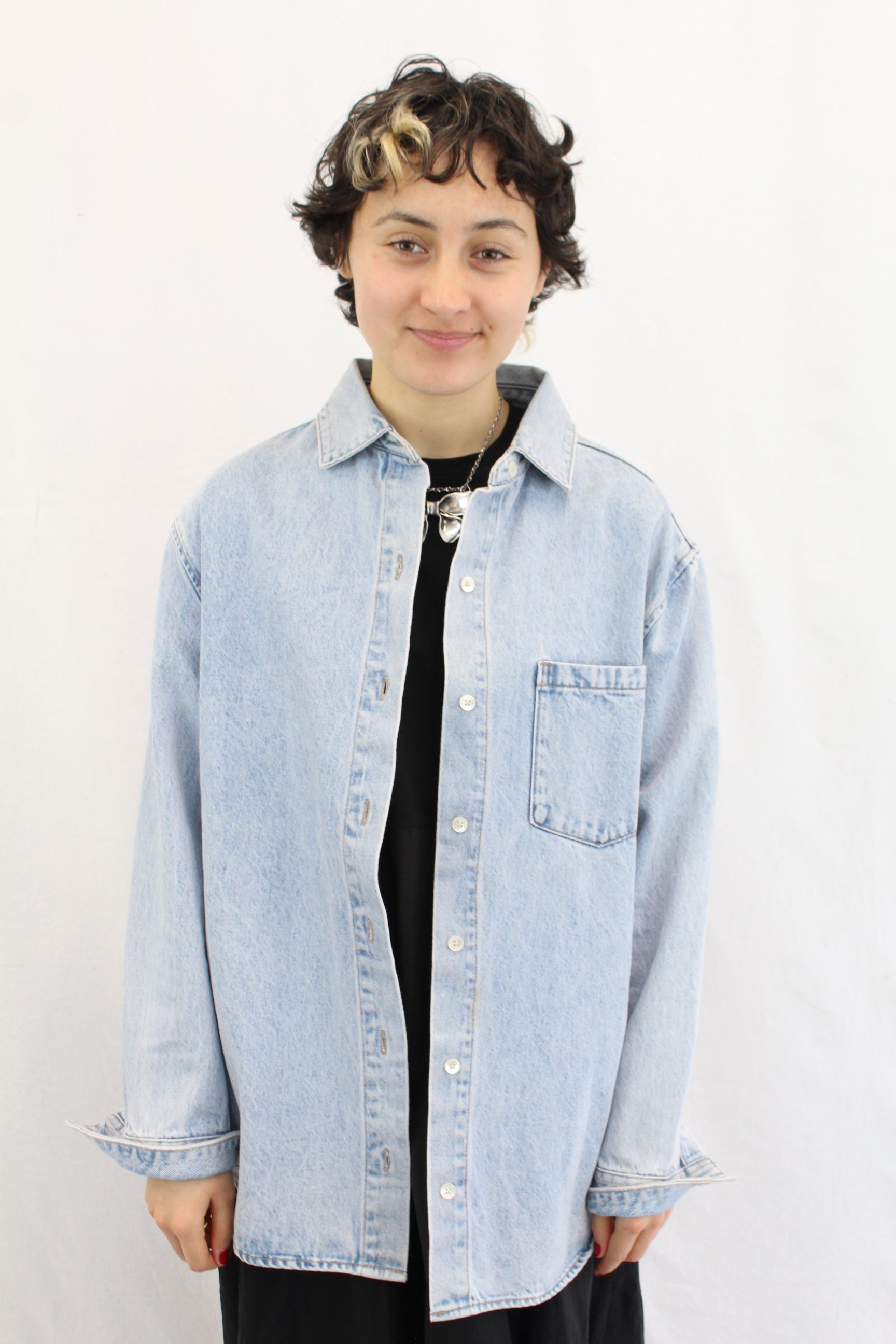Assembly Label - Denim Button Up