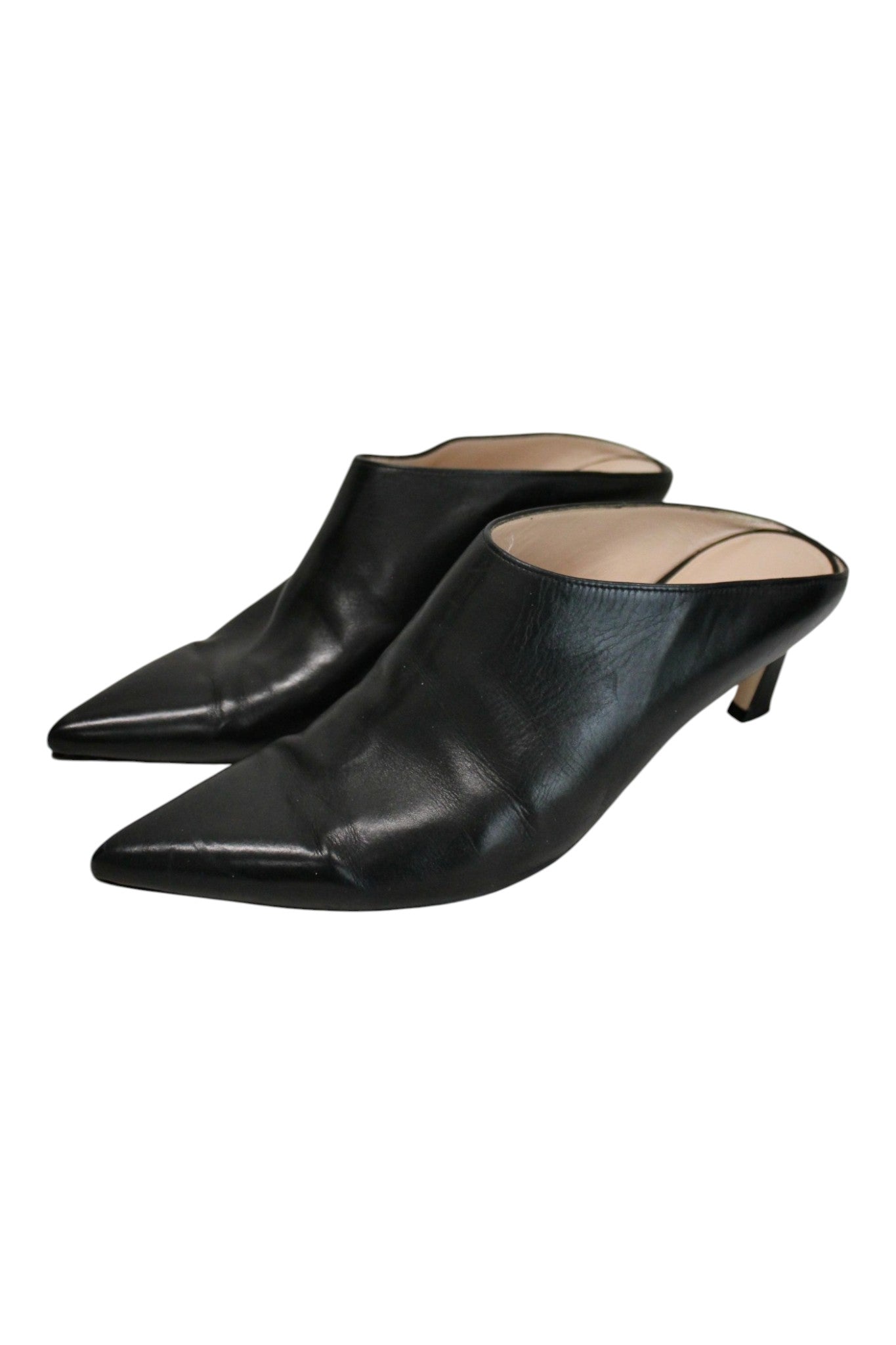 Stuart Weitzman - Pointed Toe Slip On Heels