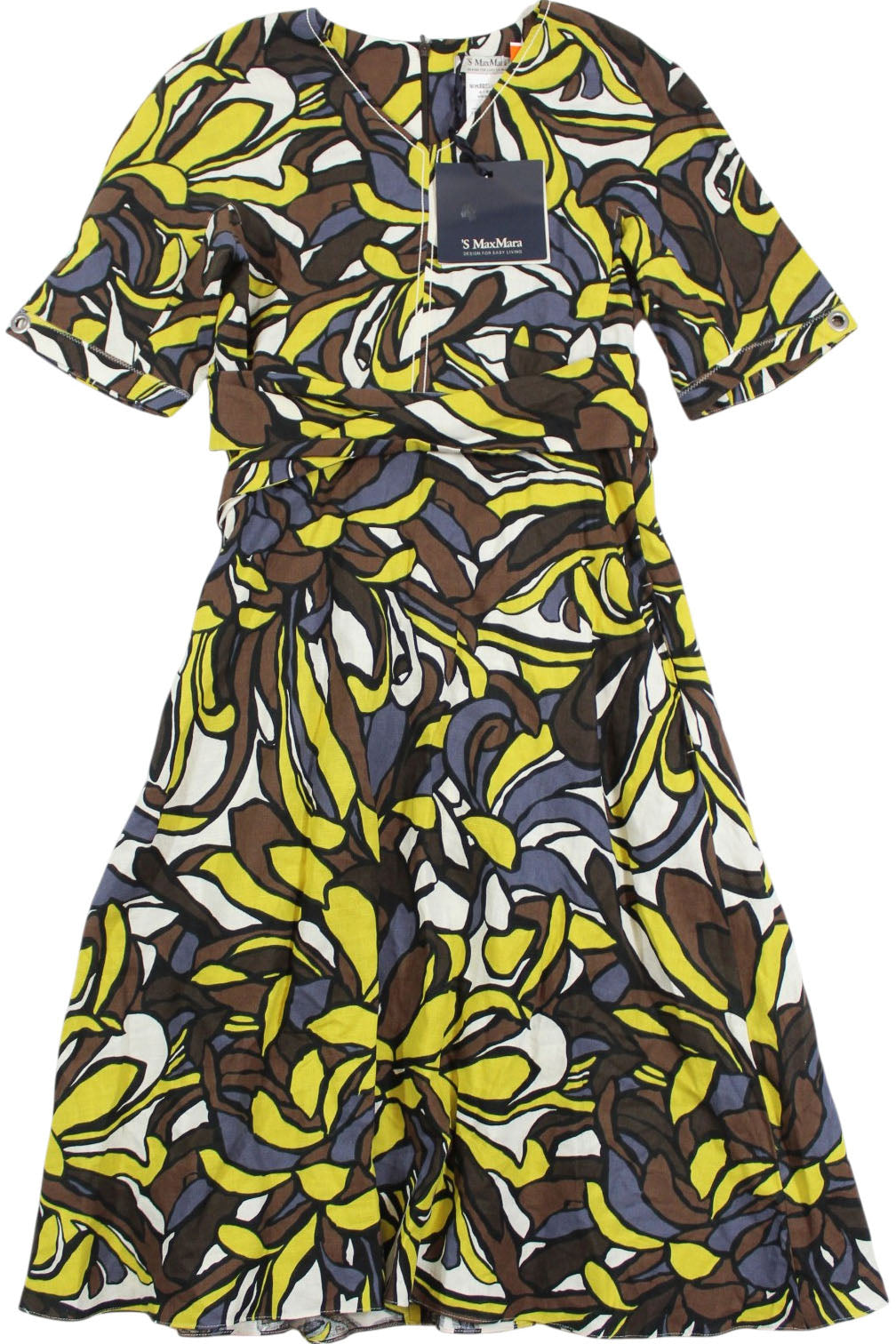 'S MaxMara - Linen Midi Dress