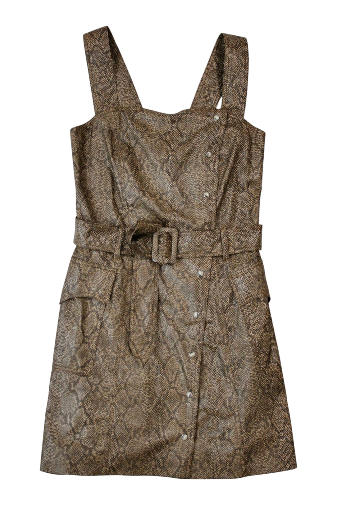 Nanushka - Pleather Snake Dress