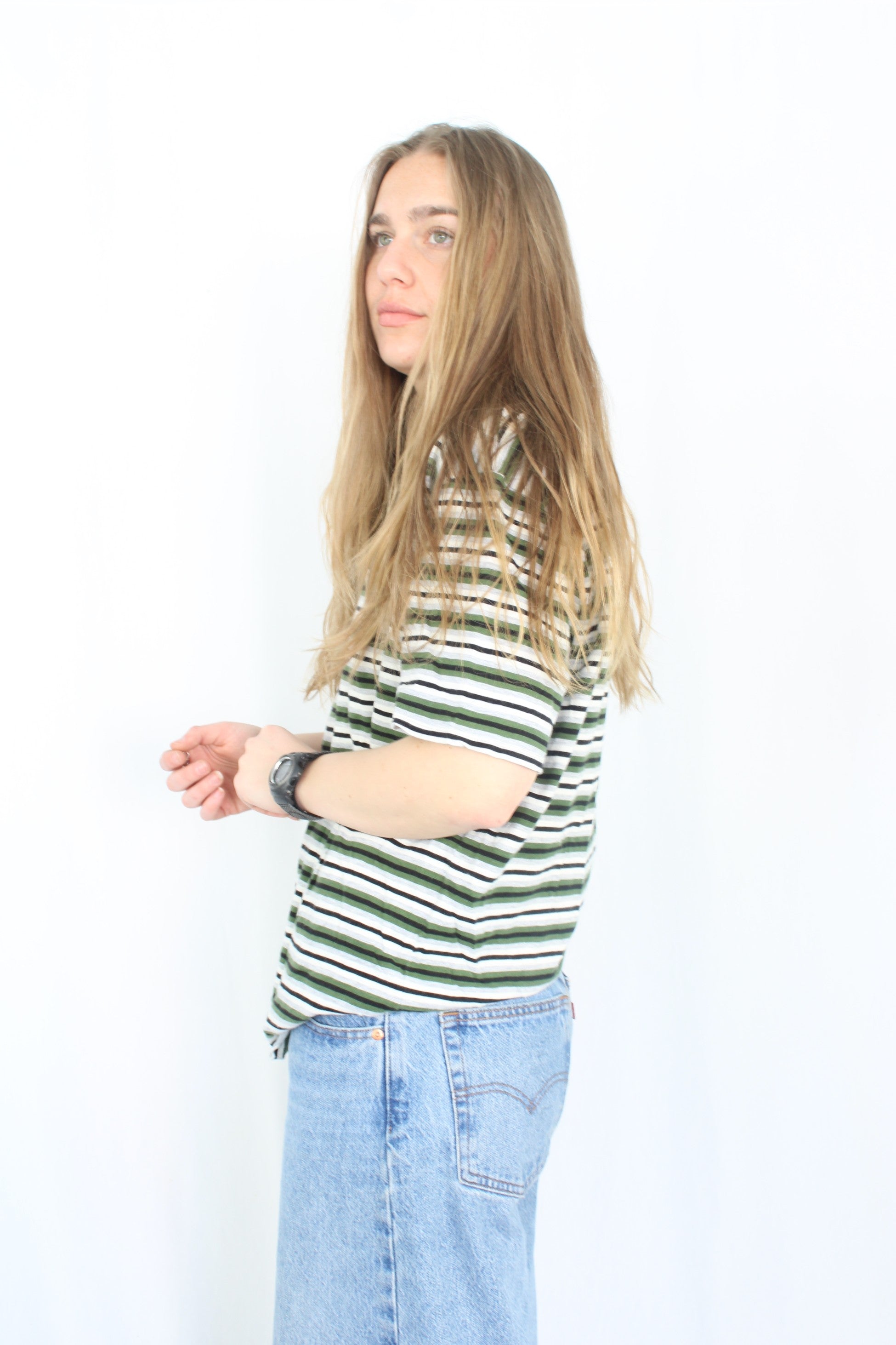 Guess Originals - Striped Logo Tee