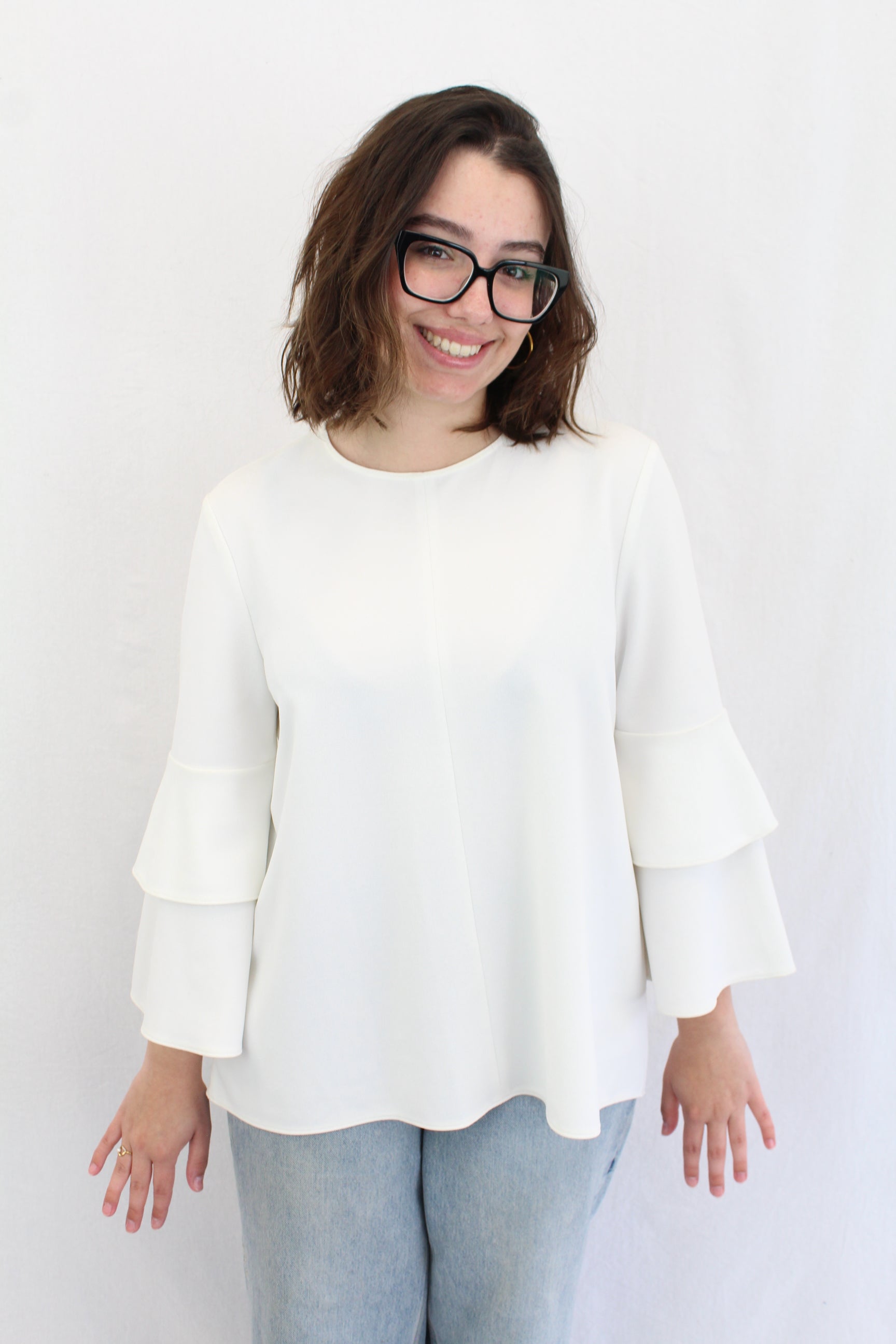 Tibi - Layered Sleeve Top
