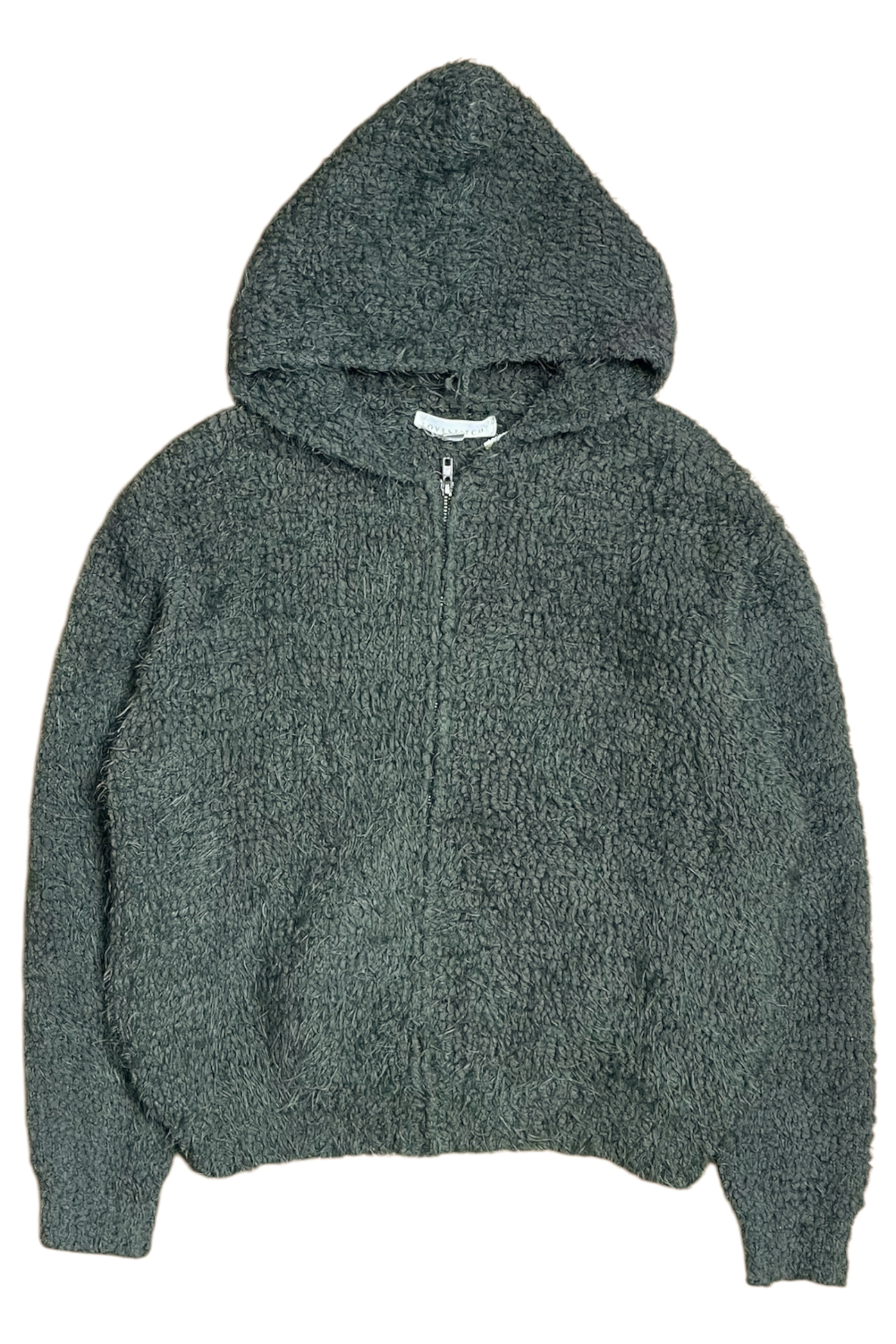 Love Stitch - Hooded Zip Front Cardigan