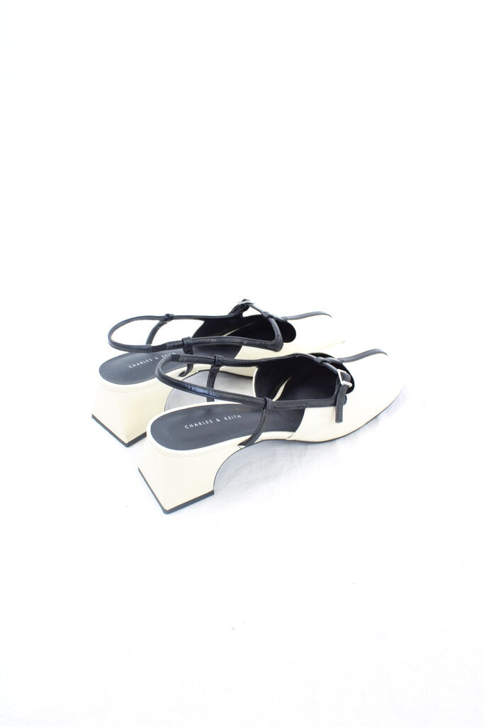 Charles & Keith - Square Toe Slingbacks