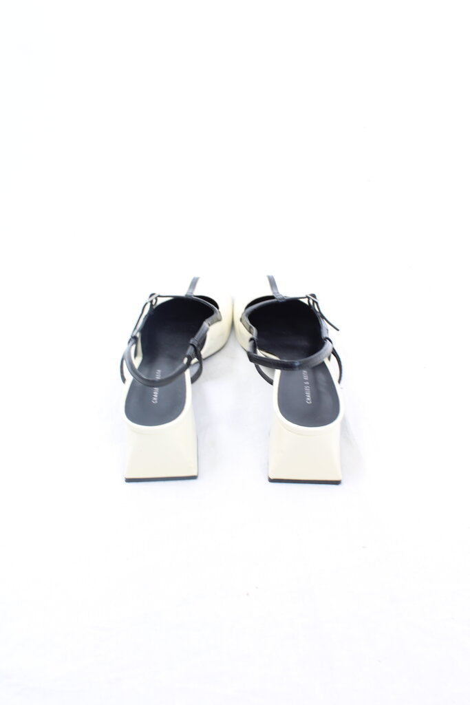 Charles & Keith - Square Toe Slingbacks