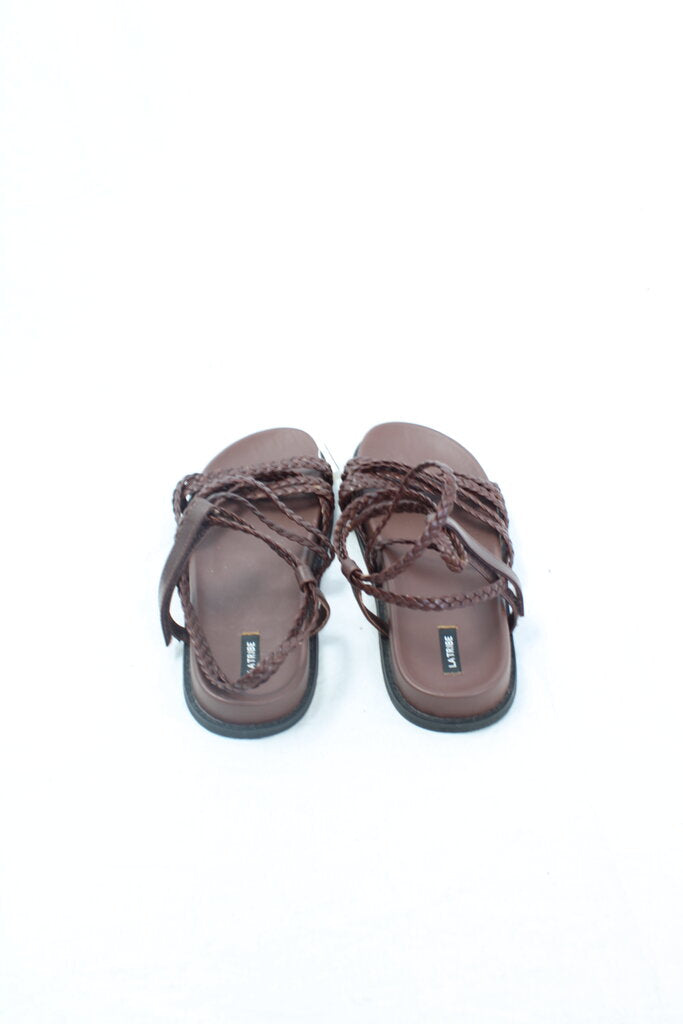 LA Tribe - Braided Strap Sandals