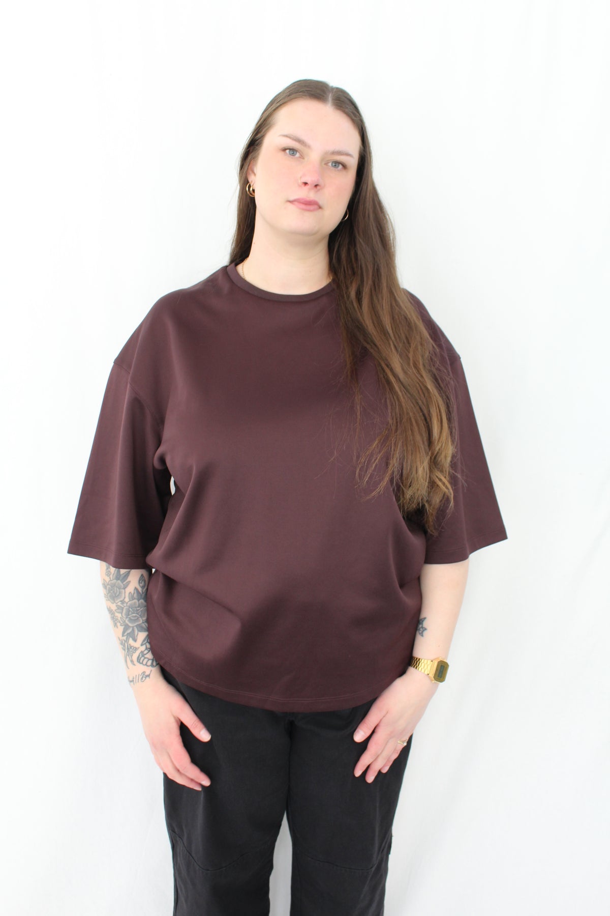 Tibi - Fundamentals Active Knit Easy T-Shirt