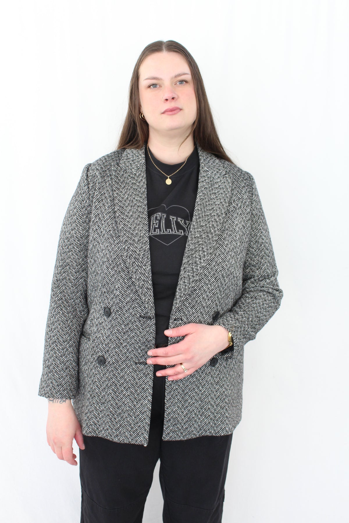 H&M - Herringbone Blazer