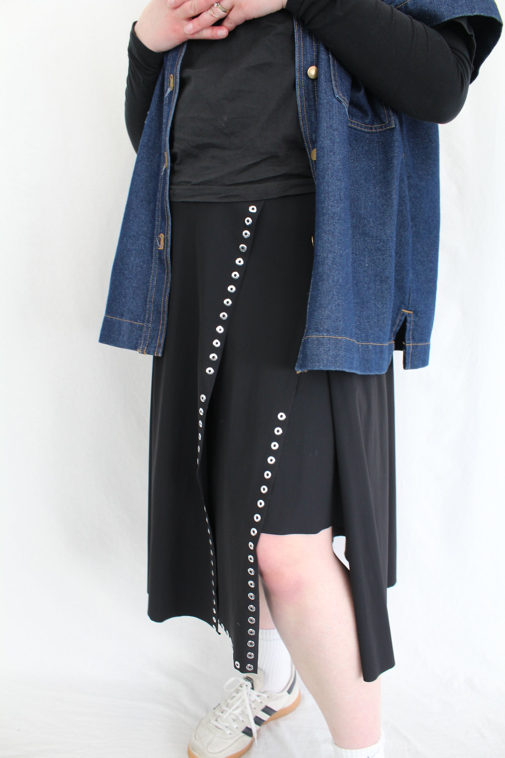 Paula Ryan - Eyelet Midi Skirt