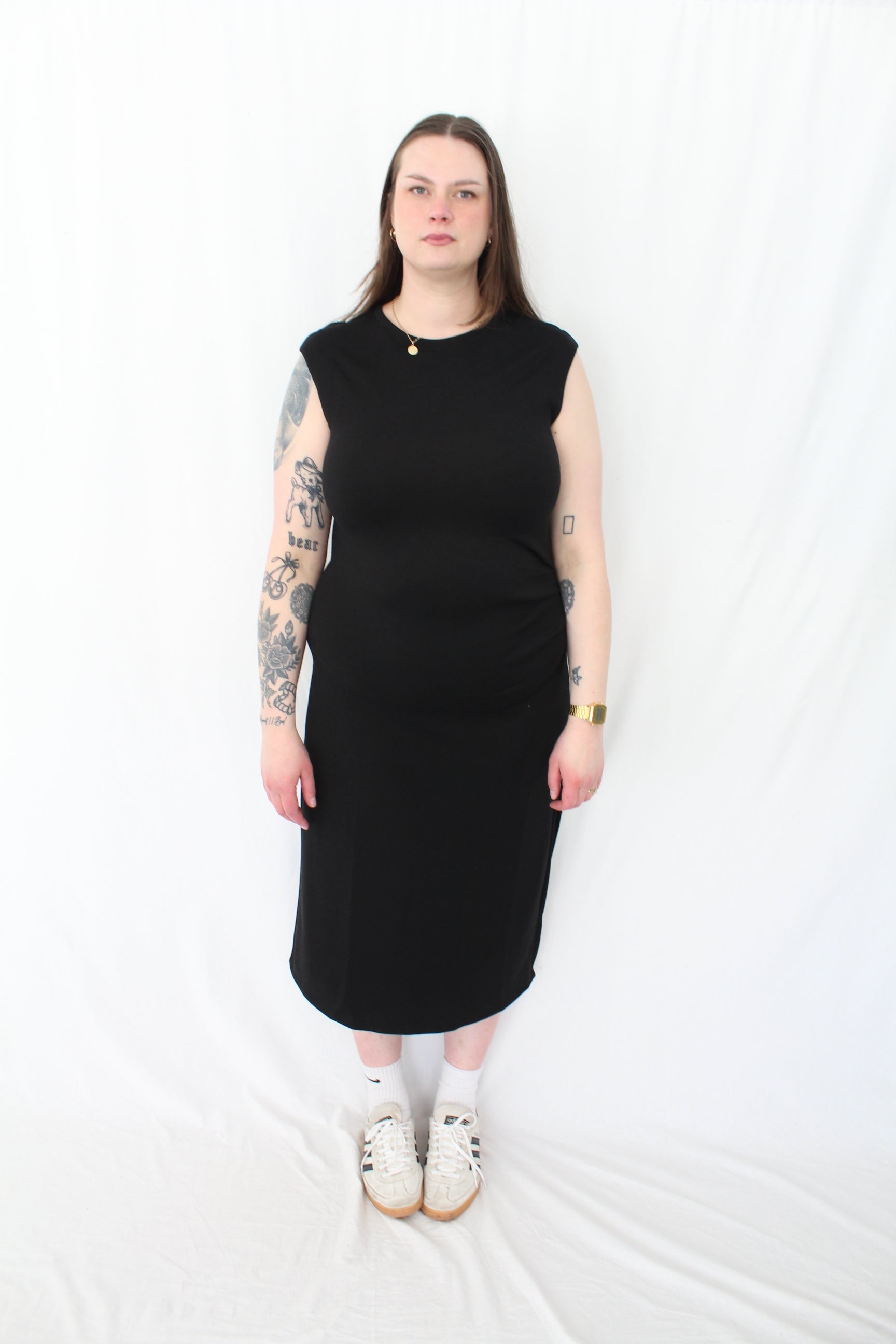 VSX - Ruched Midi Dress NWT