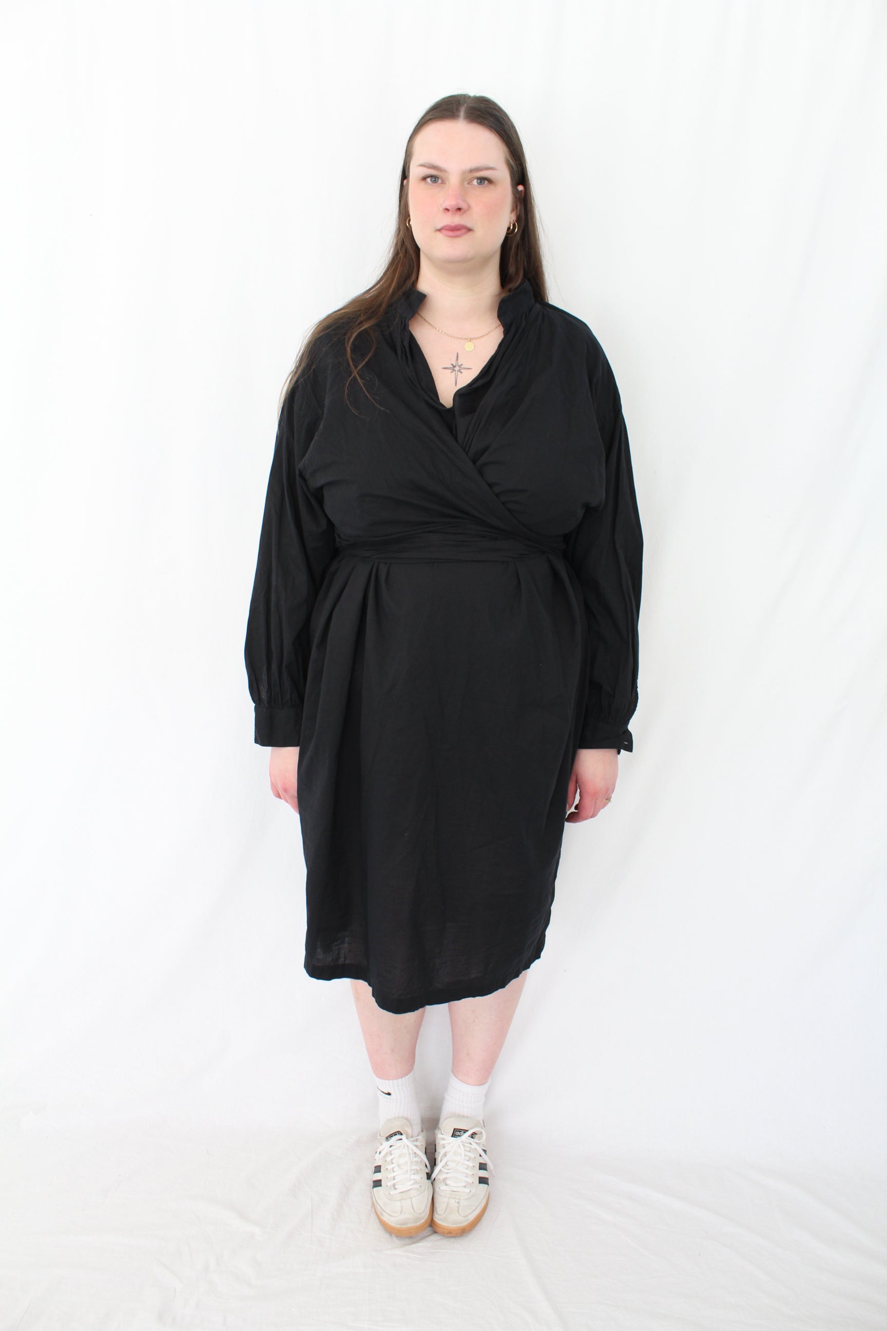 Ricochet - Tie Front Midi Dress
