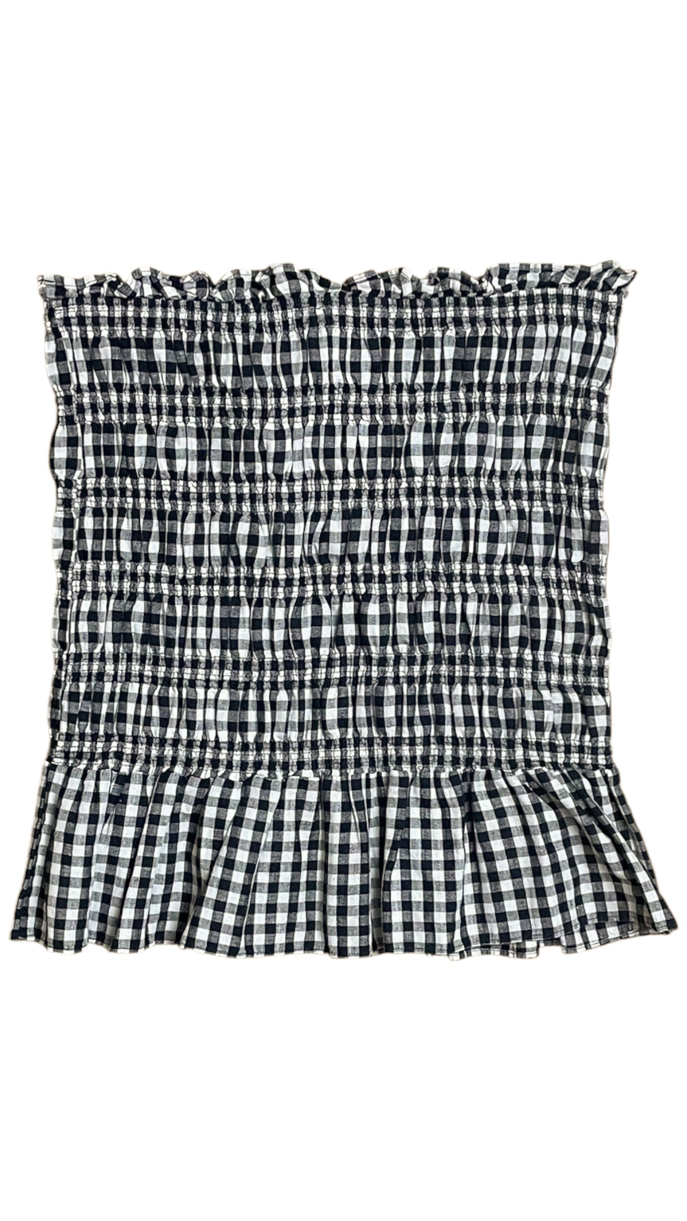 Marle - Gingham Strapless Top