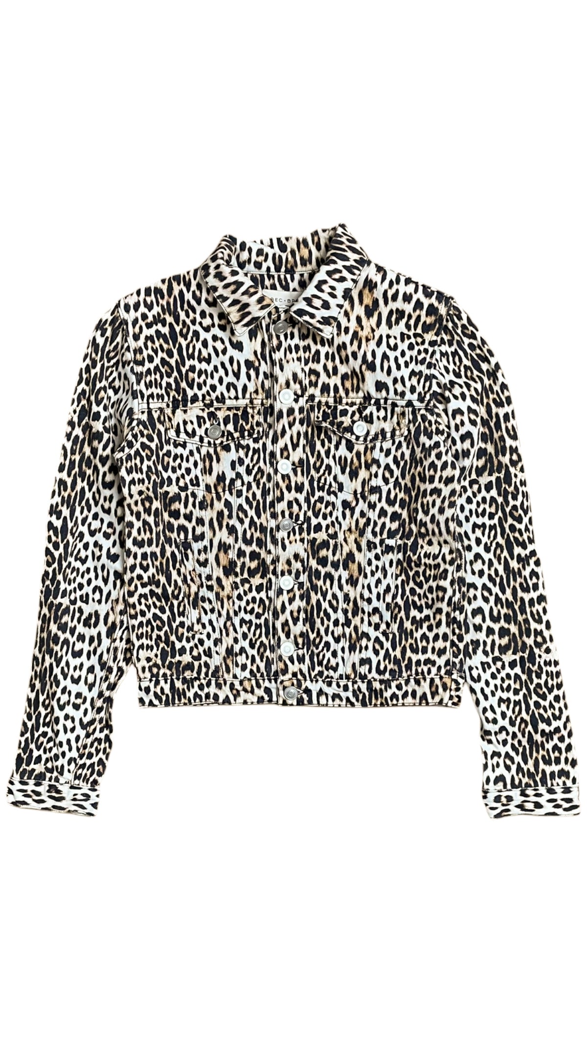 Bec & Bridge - Leopard Print Denim Jacket