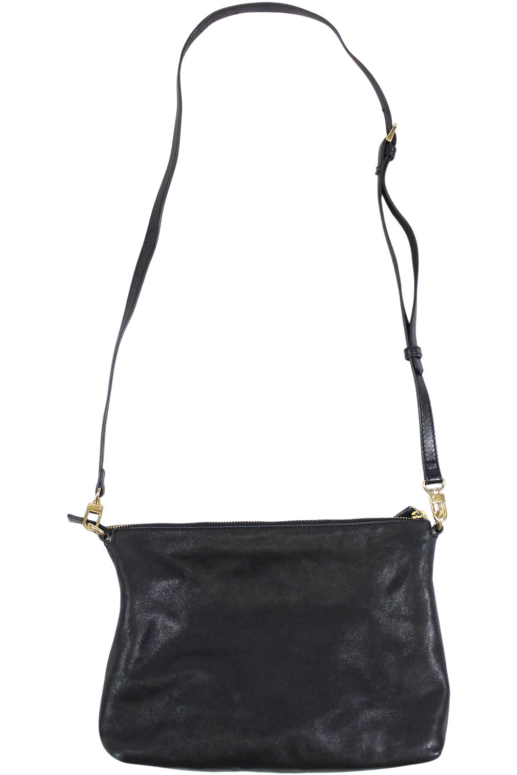 juju & co - Black Leather Shoulder Bag