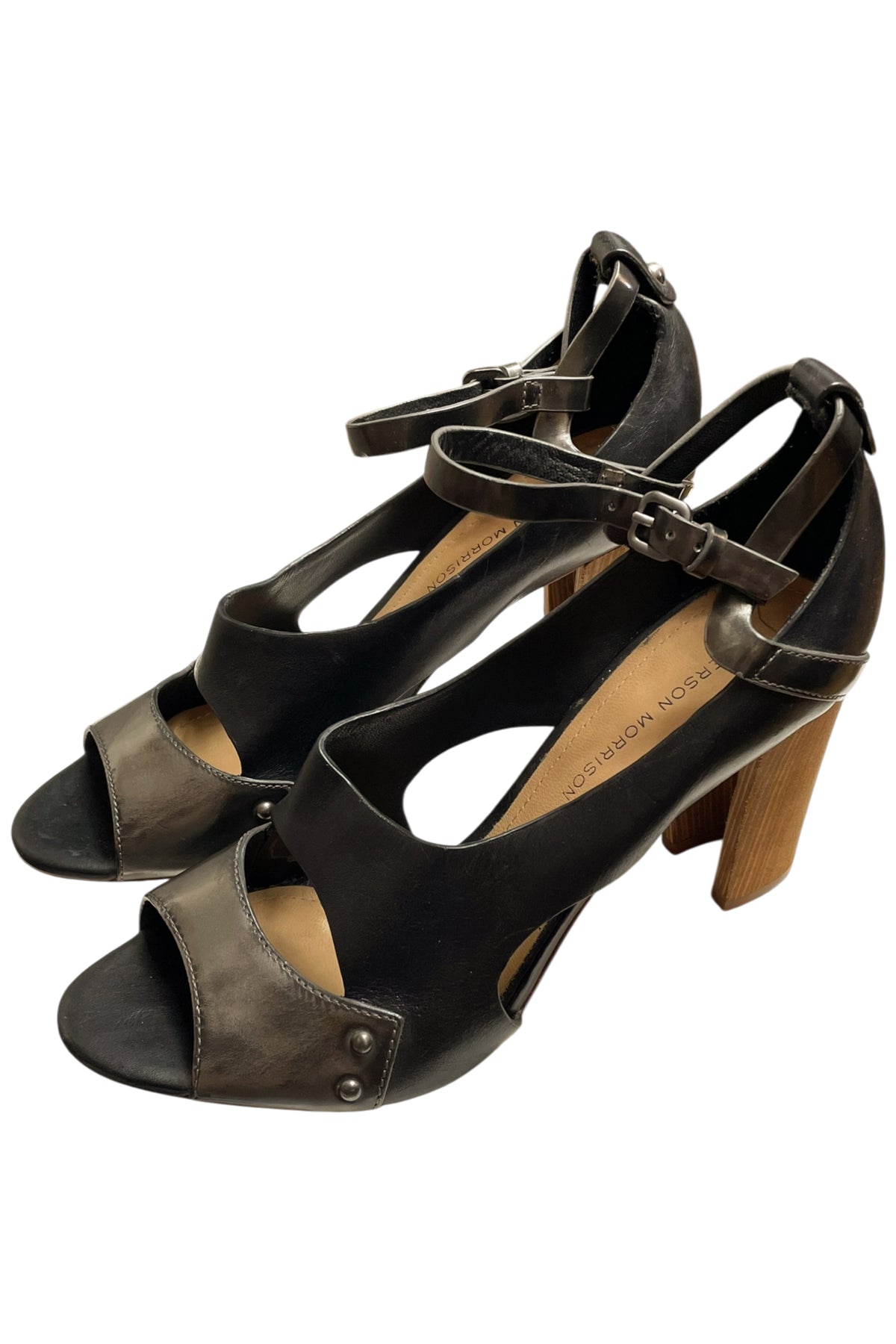Sigerson Morrison - Metallic Cut-Out Leather Heels